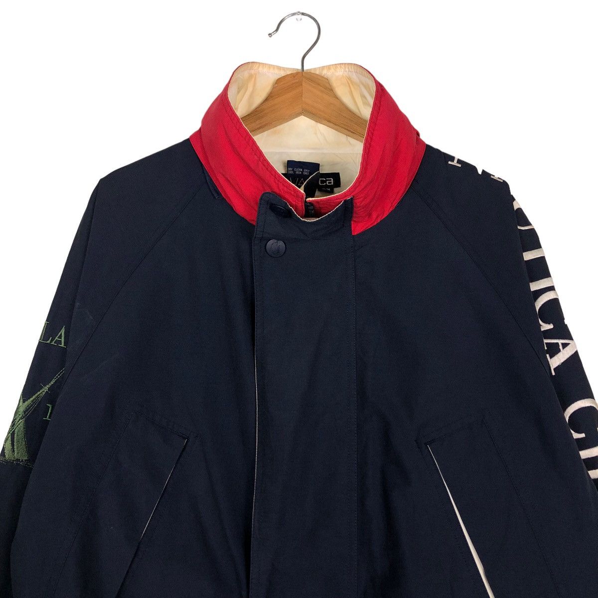 Japanese Brand 🔥Vintage Hunting Jacket Nautica Big Logo Spell Out Size US M / EU 48-50 / 2 - 3 Thumbnail