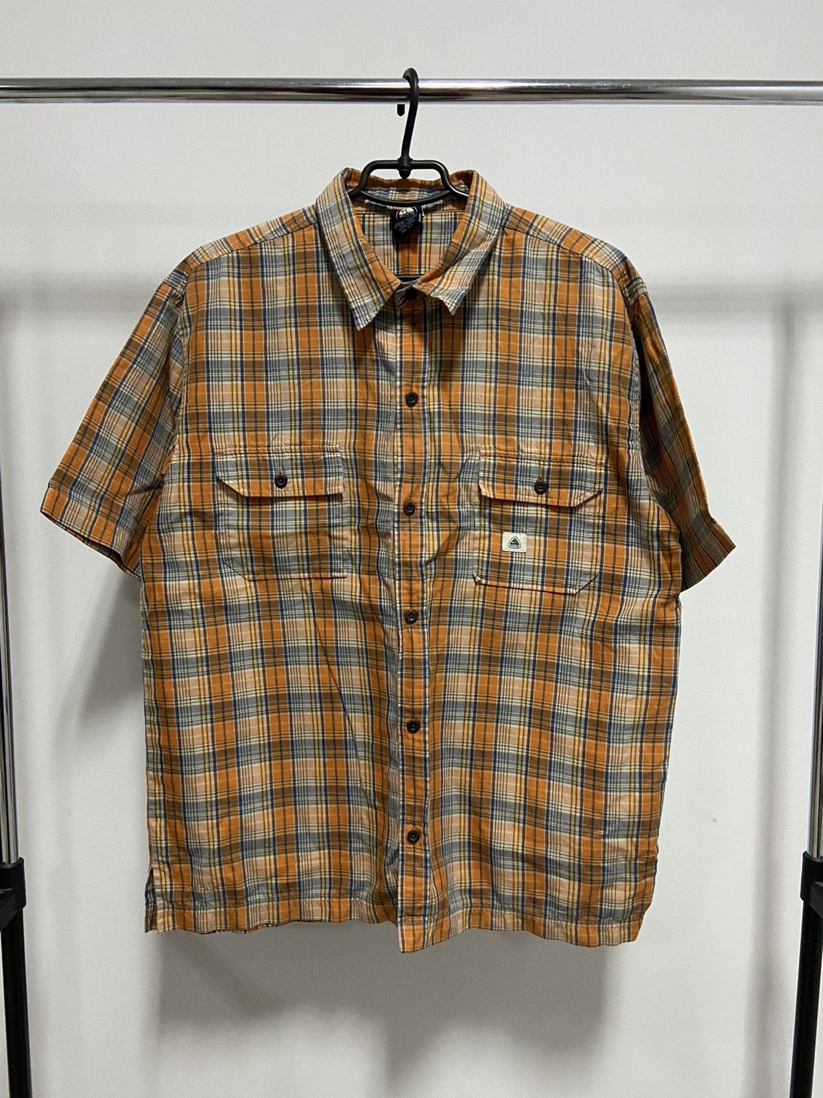 Nike ACG × Vintage Nike ACG Button Ups short sleeve small logo Mesh check Size US L / EU 52-54 / 3 - 1 Thumbnail