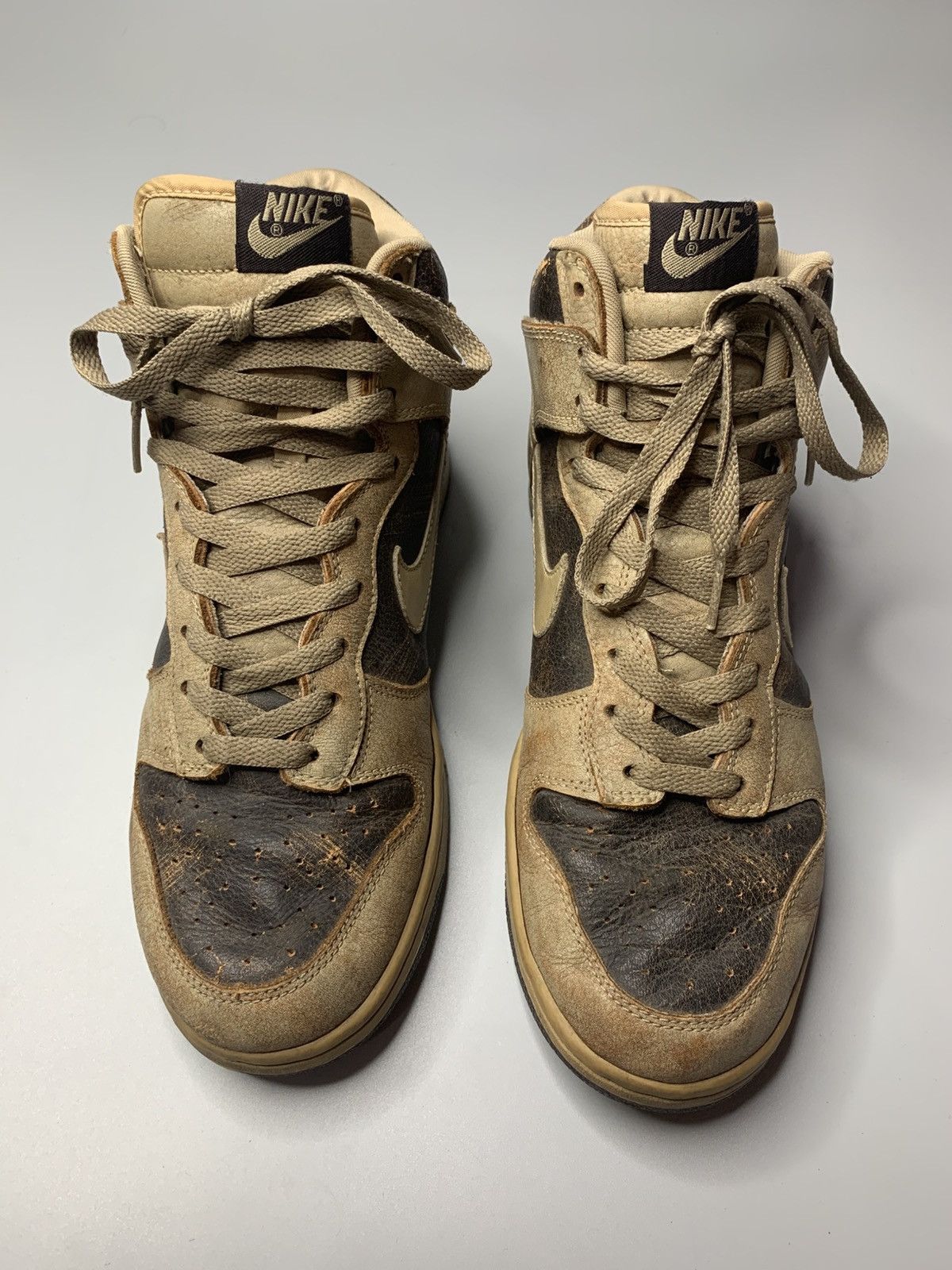 Nike Nike Dunk High "Grunge Dirty Pack" 2003 Size US 9.5 / EU 42-43 - 3 Thumbnail