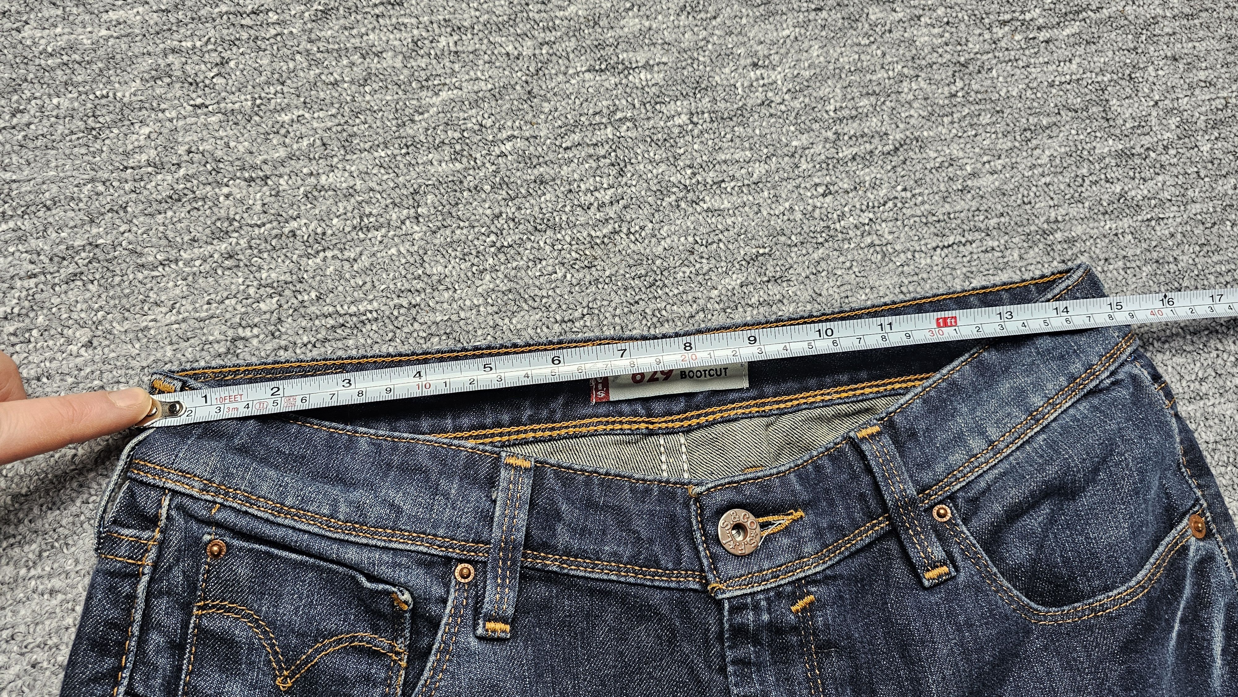 Levi's Vintage Levis 629 Bootcut Jeans Women 31x30 Blue Y2K Flare Size 31" - 14 Thumbnail