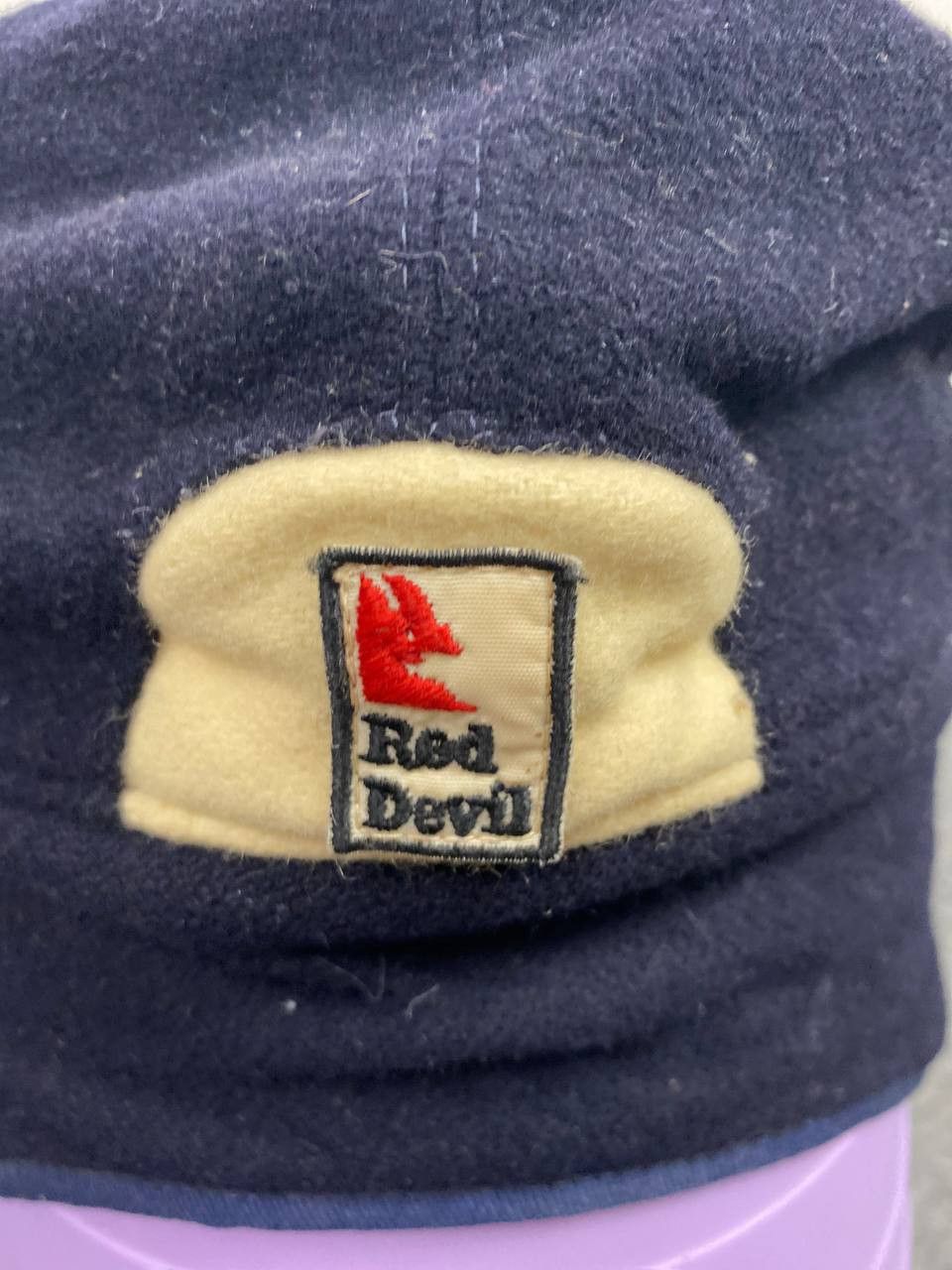 Italic vintage red devil wool ski cap made in italy Size ONE SIZE - 6 Thumbnail