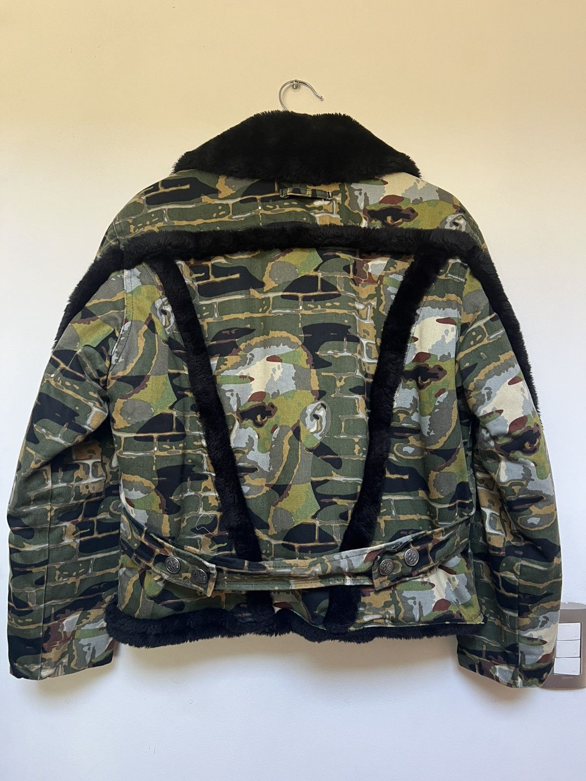 Jean Paul Gaultier Jean Paul Gaultier Camo Faces Jacket Size US M / EU 48-50 / 2 - 2 Thumbnail