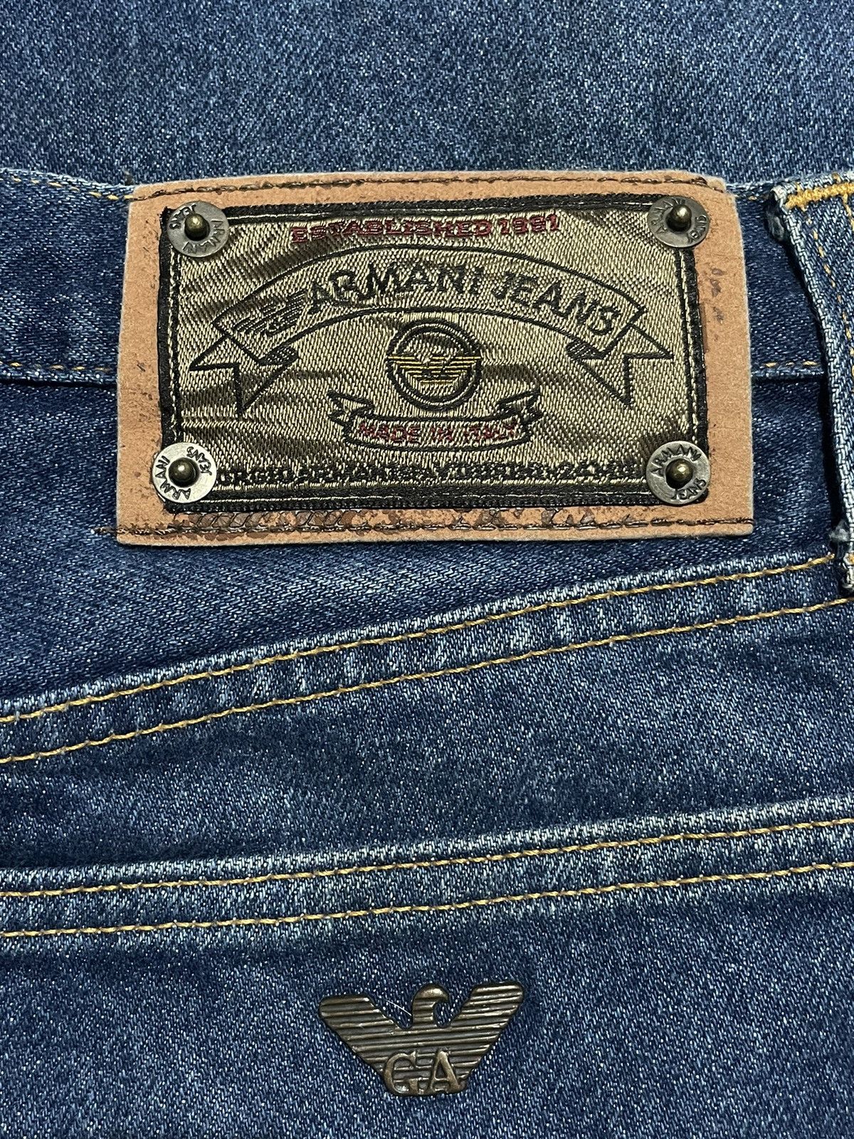 Armani Vintage Armani Jeans Denim Blue Size US 32 / EU 48 - 11 Thumbnail