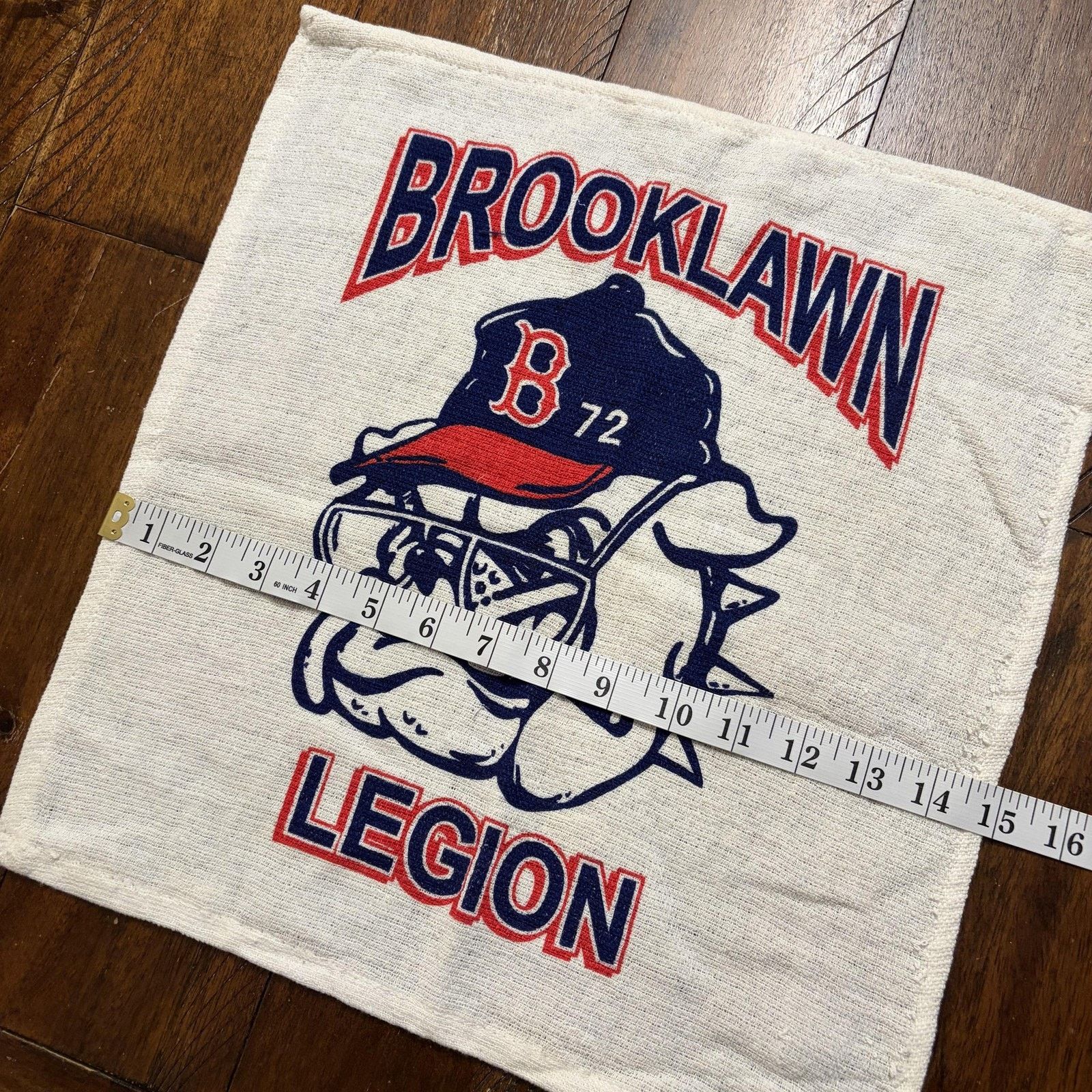 Vintage Vintage Brooklawn Legion Rally Towel Baseball Bulldog Mascot Size ONE SIZE - 6 Thumbnail