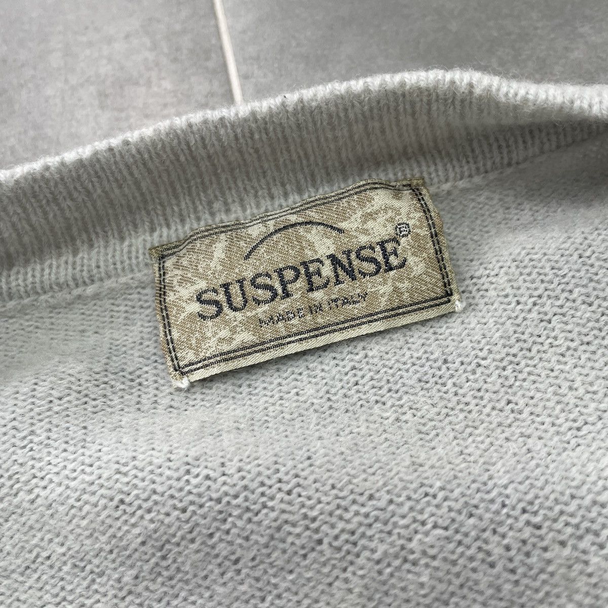 Vintage Vintage Suspense Wool Cardigan Sweater Size 50 Size US L / EU 52-54 / 3 - 12 Thumbnail