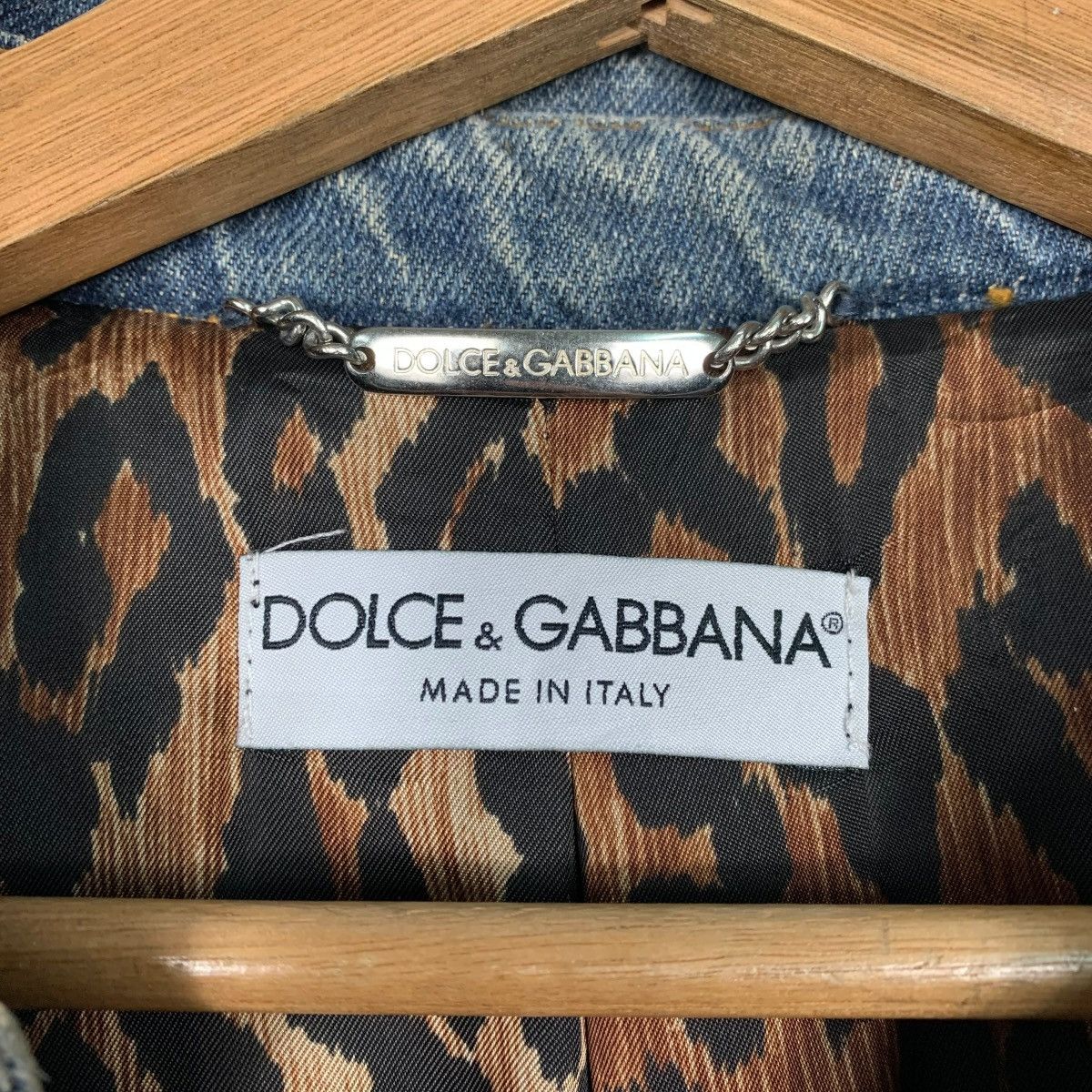 Dolce & Gabbana Dolce & Gabbana Buttonless Denim Trucker Jacket Size M / US 6-8 / IT 42-44 - 16 Thumbnail