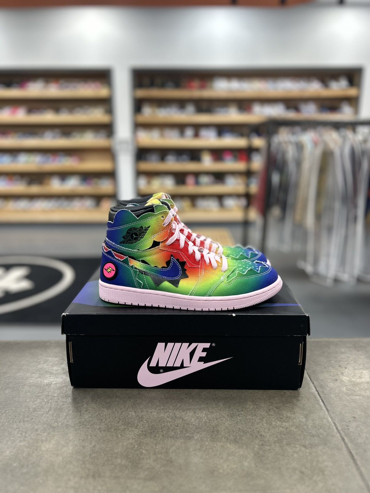 Nike Air Jordan 1 × J Balvin 25cm Jordan 1 Retro High J Balvin Size 8, DS BRAND NEW | eBay