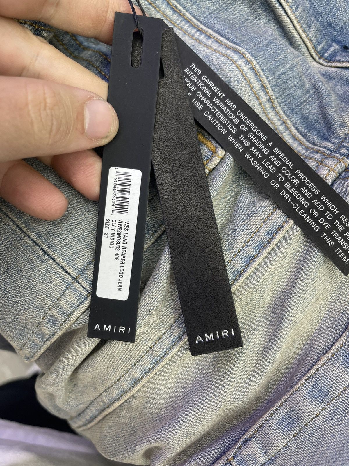 Amiri Amiri Wes Lang jeans Blue Size US 31 - 7 Thumbnail