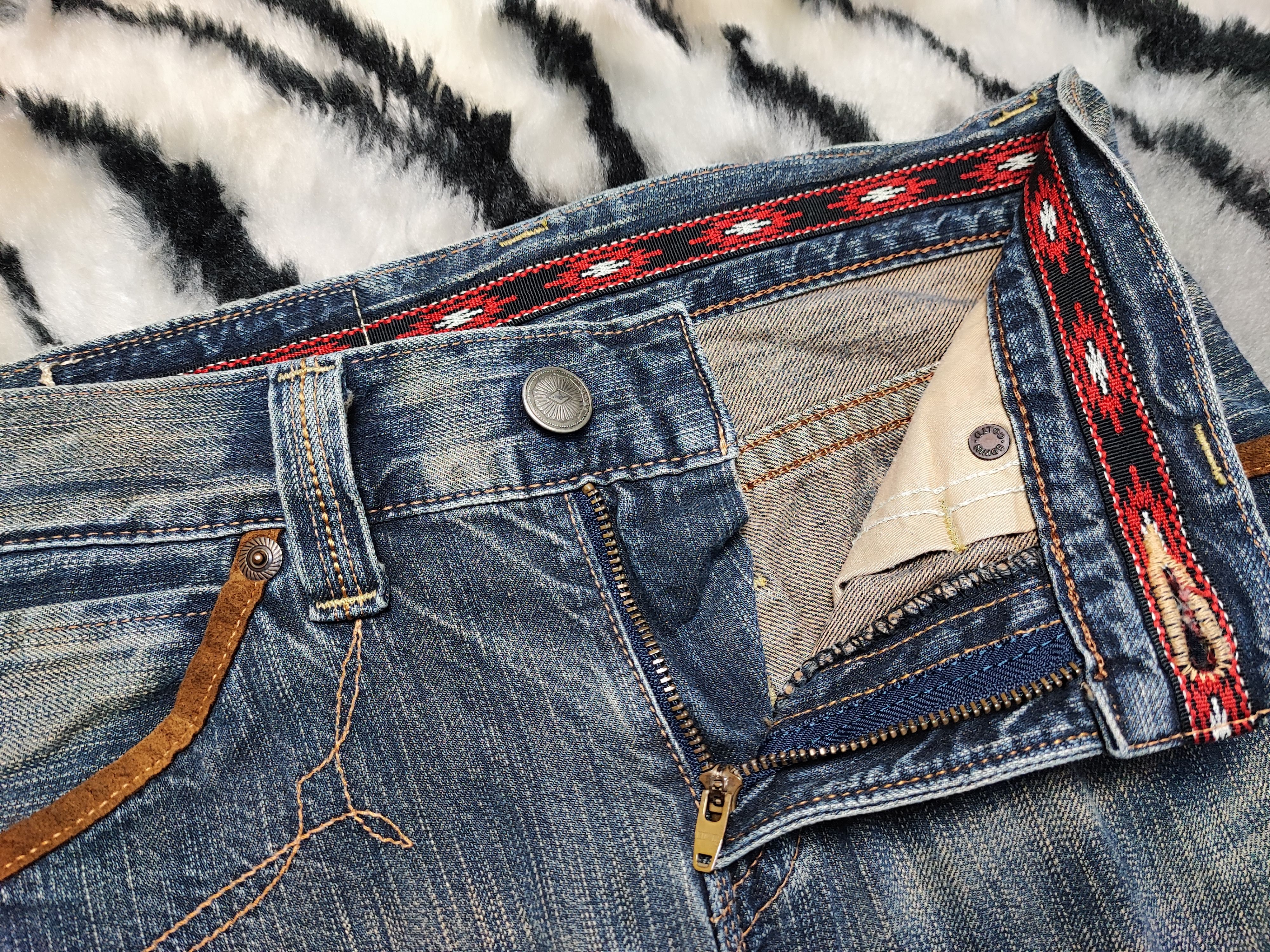 Edwin Edwin XV Vintage Rusty Distress Faded Size US 28 / EU 44 - 8 Thumbnail