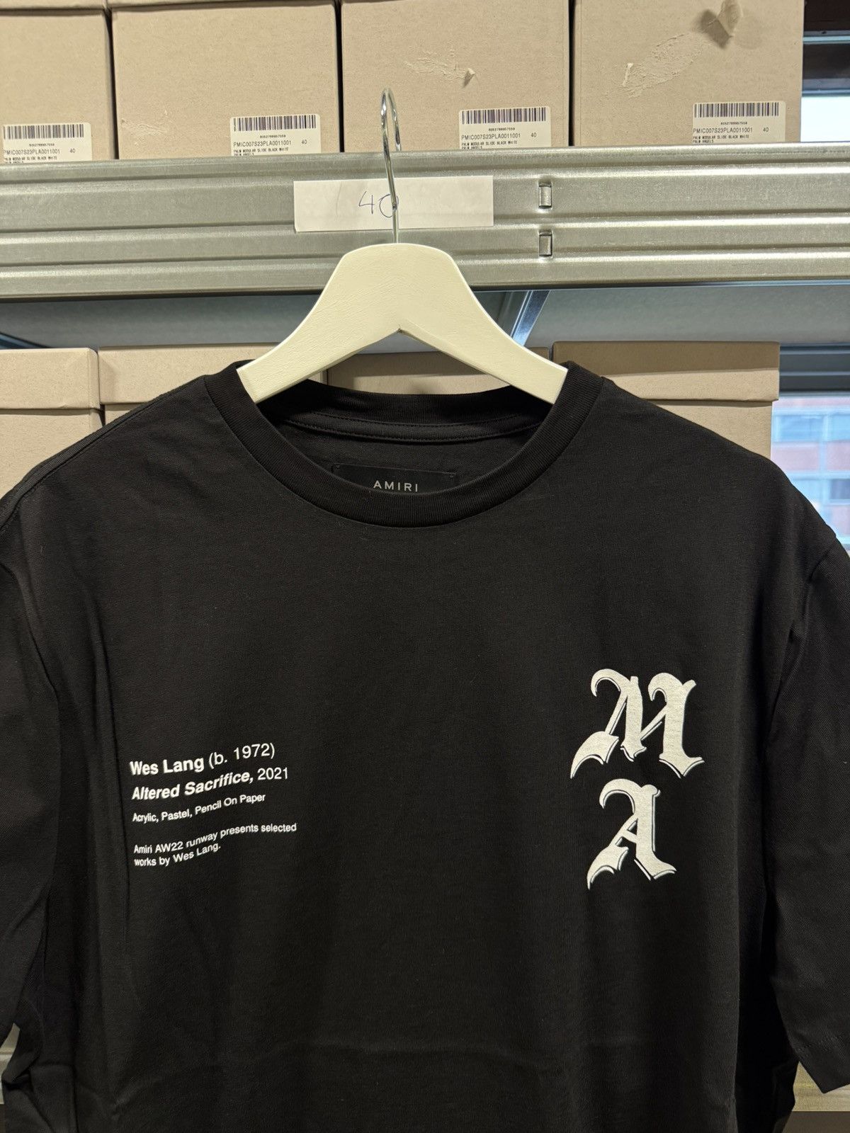 Amiri x Wes Lang T-Shirt Limited NEW 600$