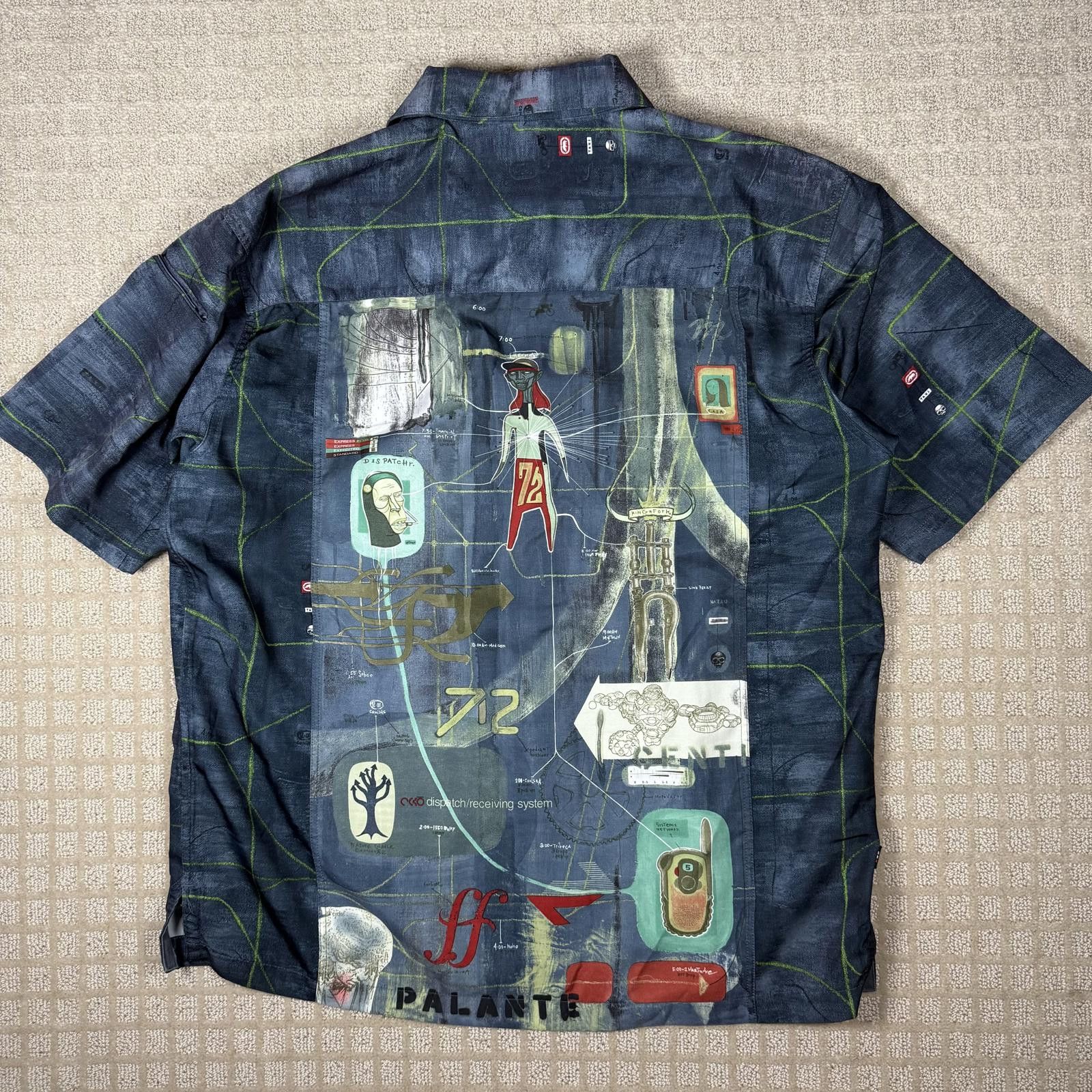 Ecko Unltd. Ecko Unltd Y2K Graphic Button Up Shirt L Size US L / EU 52-54 / 3 - 1 Thumbnail
