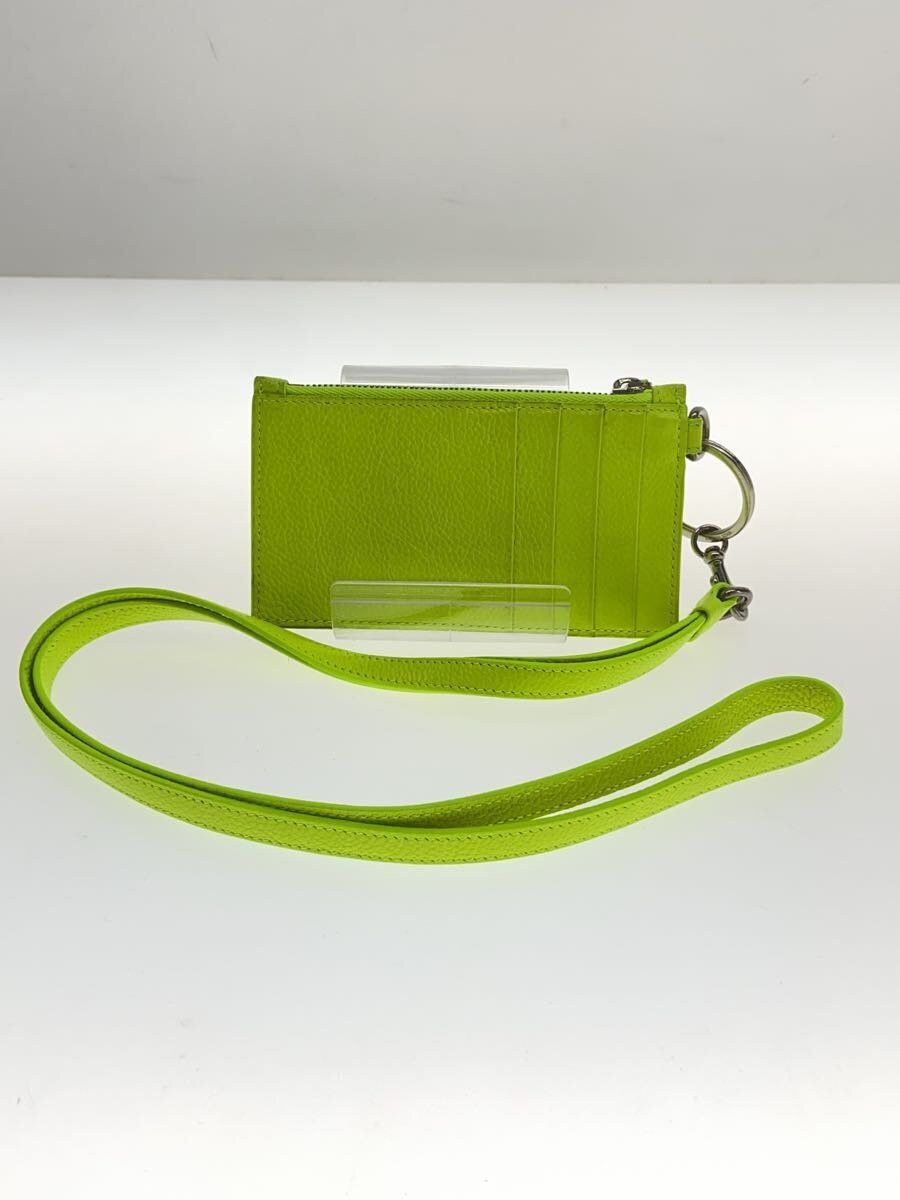 Balenciaga Balenciaga Leather Card Case Yellow Size ONE SIZE - 2 Thumbnail