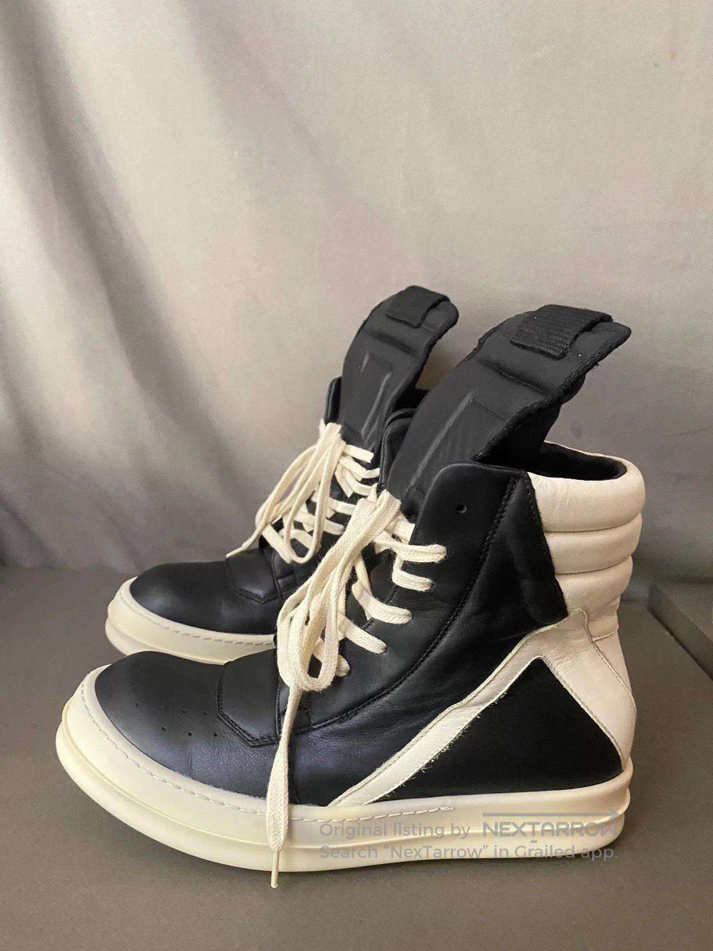Rick Owens rick owens leather sneakers size 37. Size US 5 / EU 37 - 1 Thumbnail