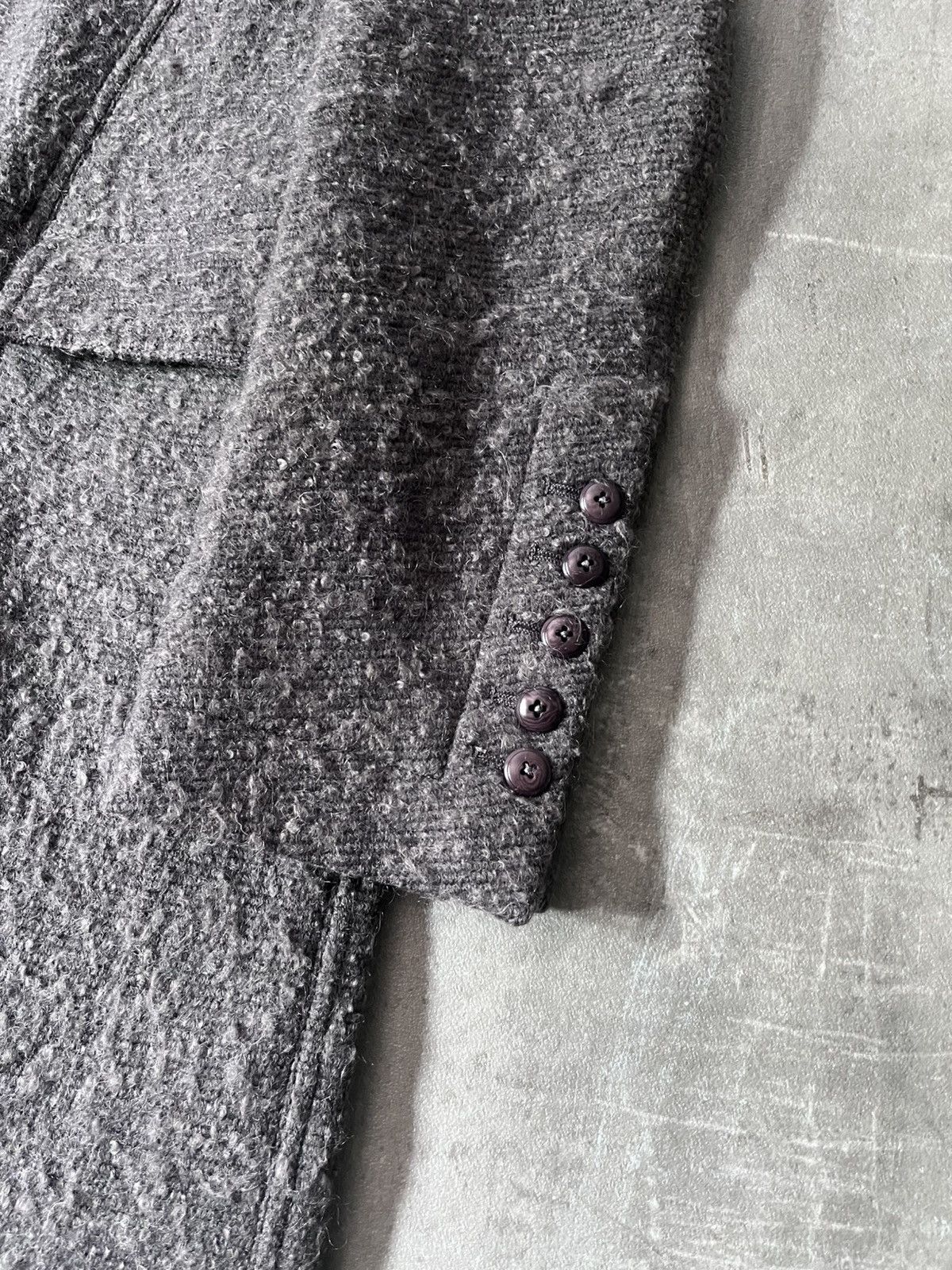 Rick Owens Rick Owens A/W 2015 grey coat wool mohair Size US M / EU 48-50 / 2 - 4 Thumbnail