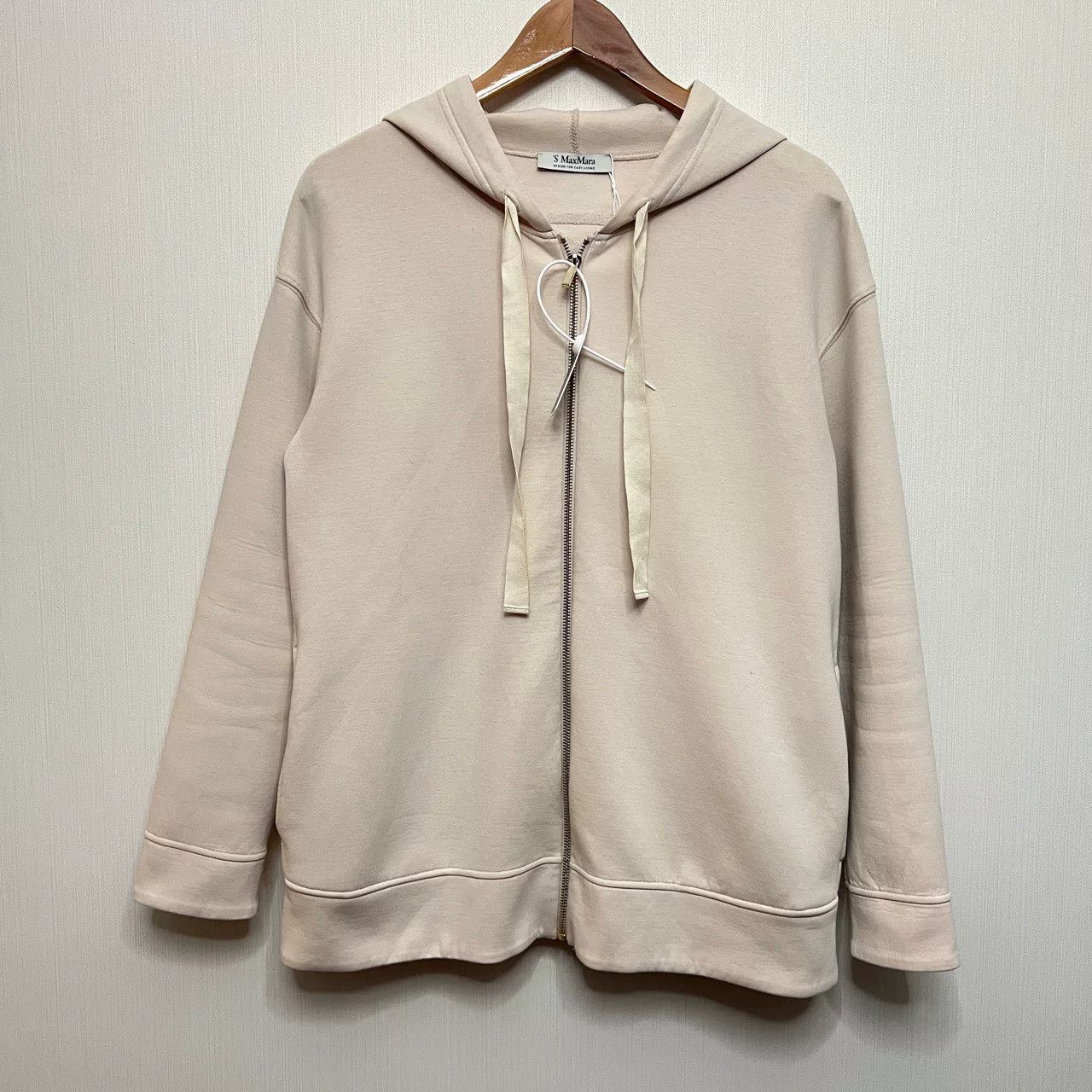Max Mara Max Mara Embroidered Logo Zip Jacket Size S / US 4 / IT 40 - 1 Thumbnail