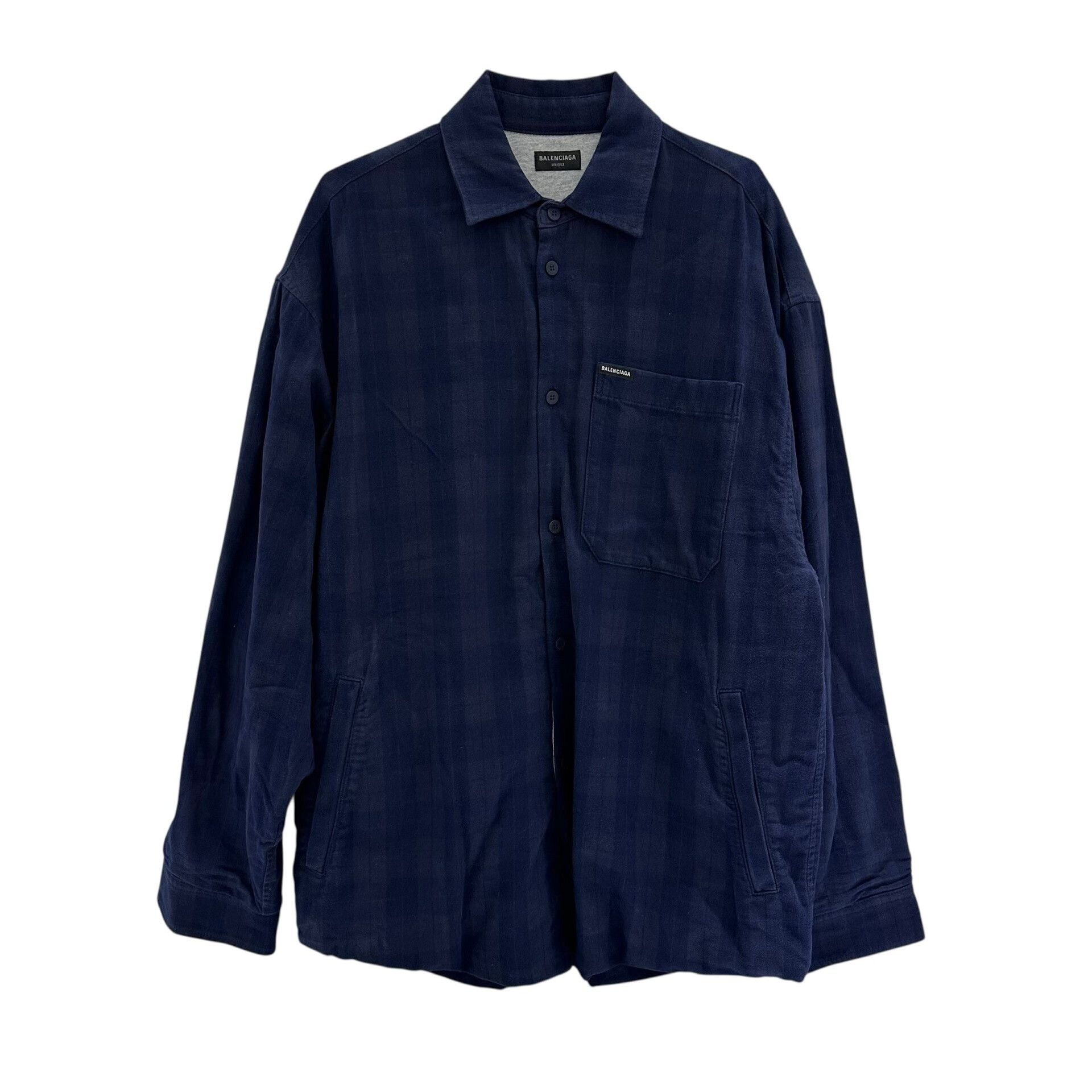 Balenciaga Balenciaga Plaid Pocket Shirt Jacket Size US M / EU 48-50 / 2 - 1 Thumbnail