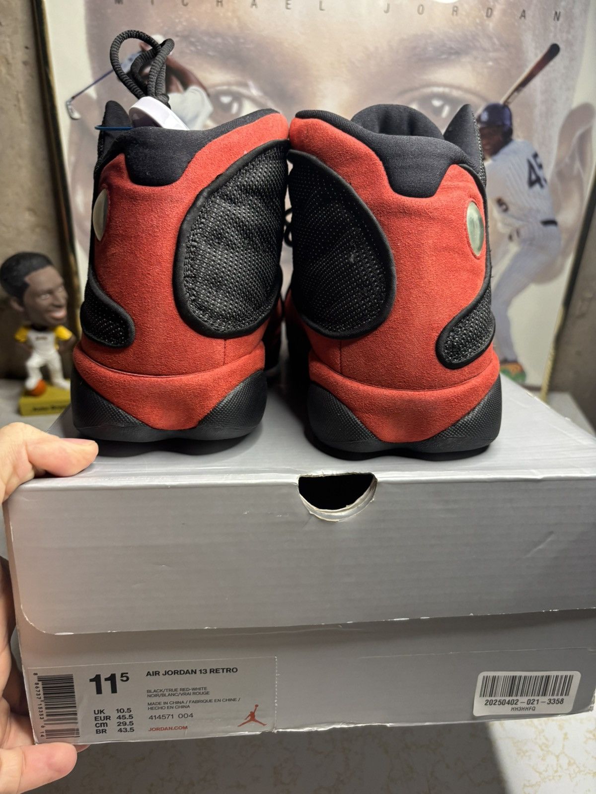 Jordan Brand Air Jordan 13 Retro 2017 Bred 2017 Size US 11.5 / EU 44-45 - 7 Thumbnail