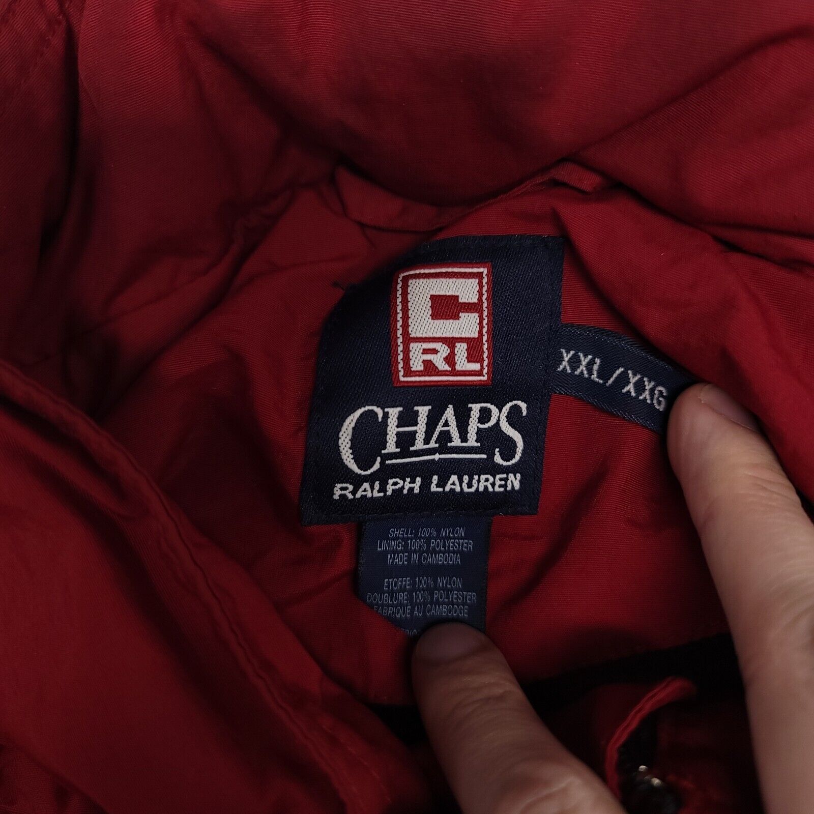 Chaps Chaps Pullover Long Sleeve Outdoor Jacket Mens Size 2XL Red Size US XXL / EU 58 / 5 - 6 Thumbnail