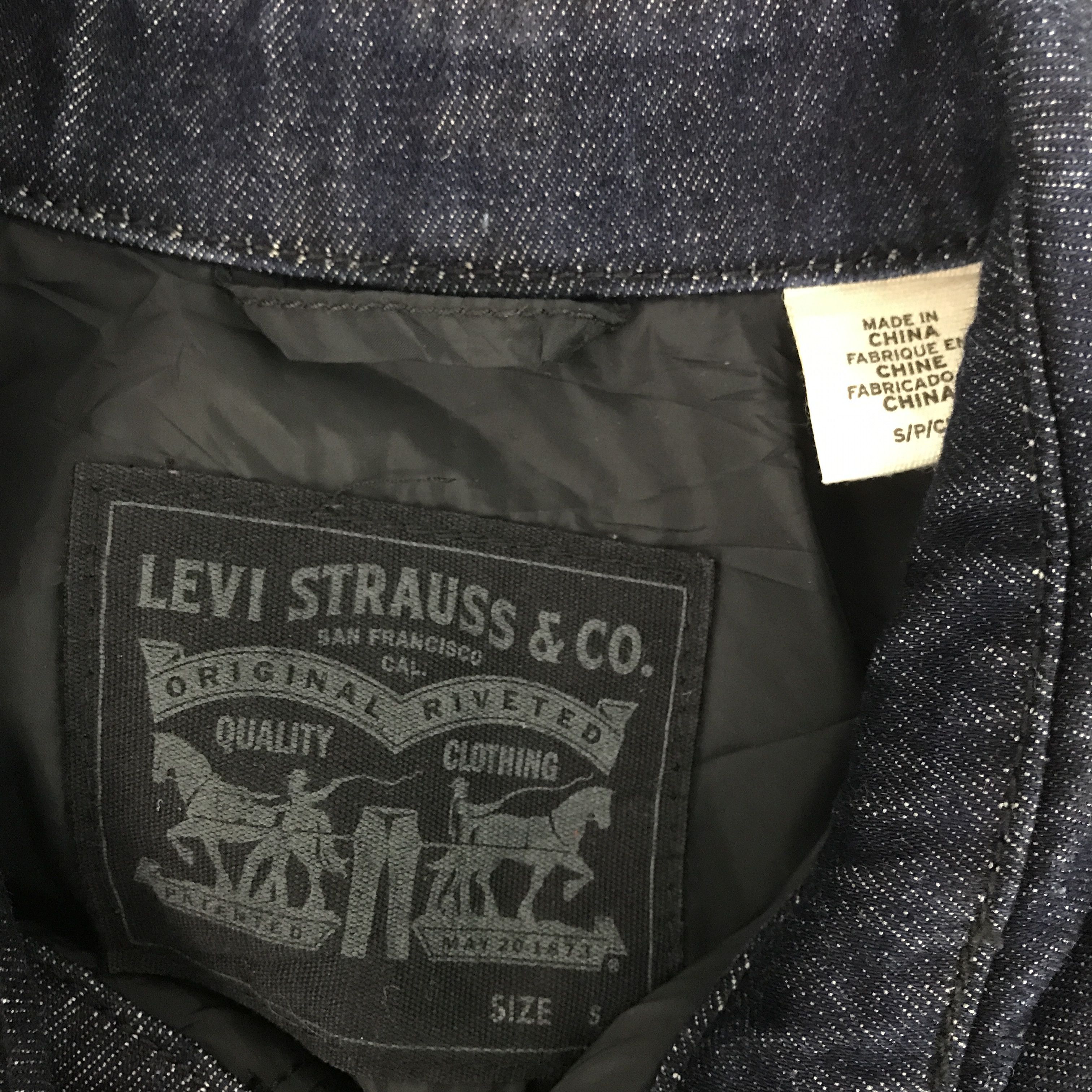 Levi's × Levi's Vintage Clothing × Vintage Vintage Levi Strauss and Co Sherpa snap button Jacket Size US S / EU 44-46 / 1 - 5 Thumbnail