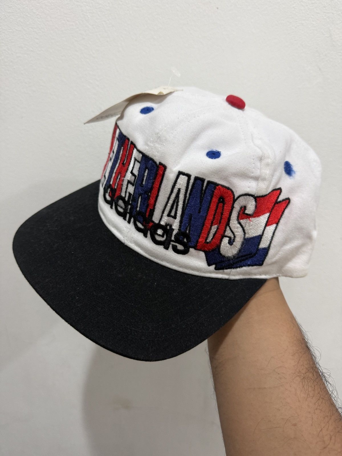 Adidas 90's Netherlands Adidas Team Full Embroid Hat Size ONE SIZE - 1 Thumbnail