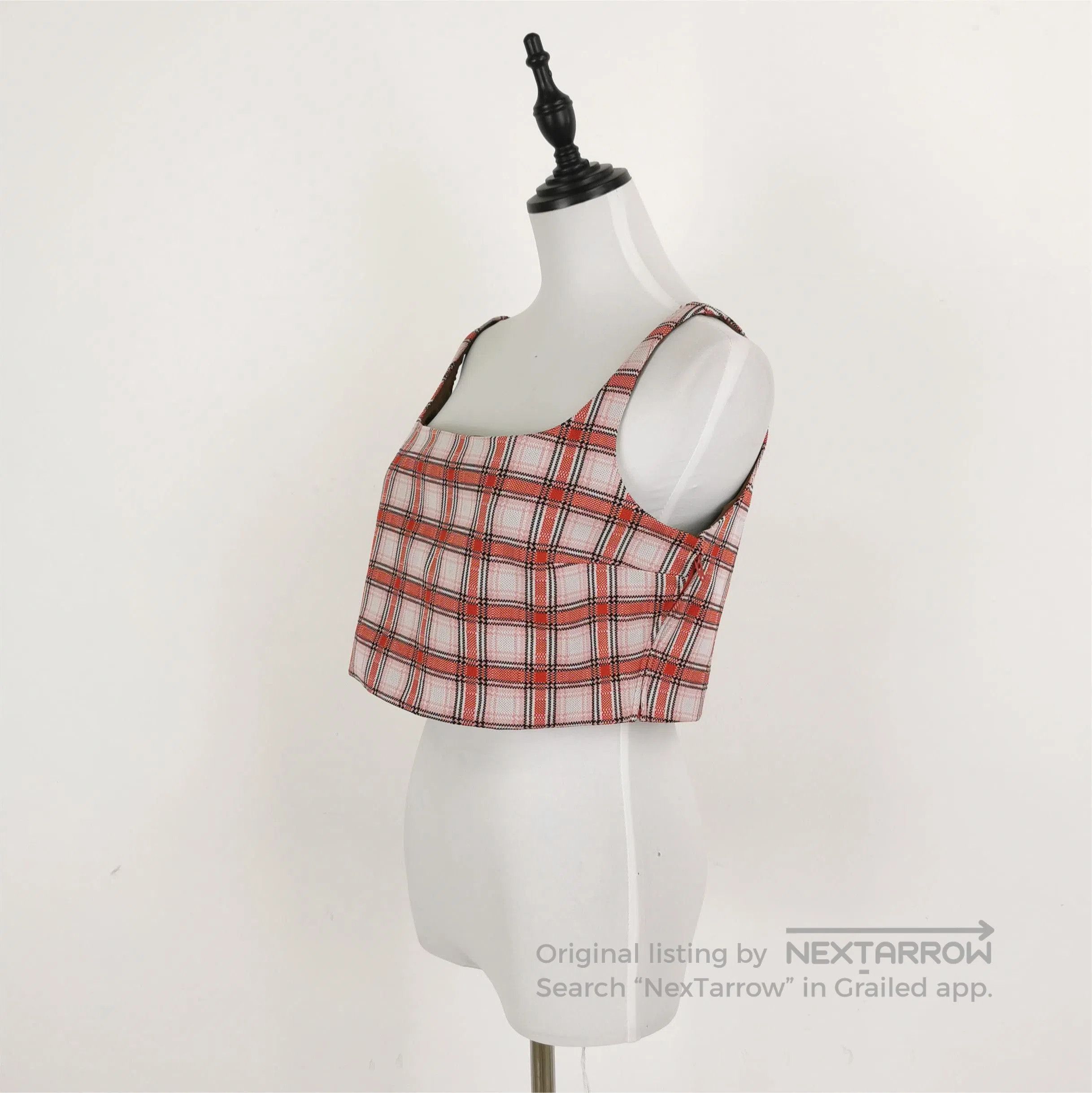 Prada Prada Checkered Crop Top in Vibrant Colors . Size XL / US 12-14 / IT 48-50 - 2 Thumbnail