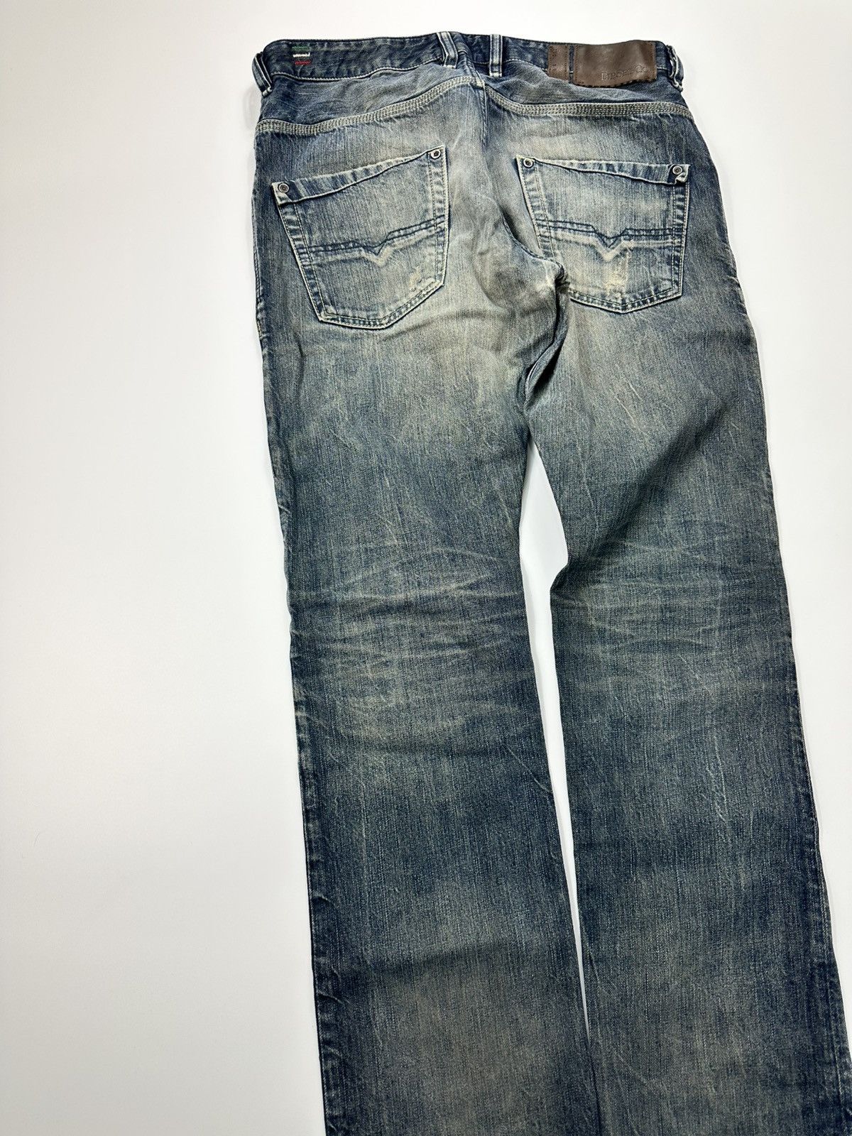 Diesel Diesel&CO Dry Faded Jeans Denim Men's Vintage Size US 33 - 14 Thumbnail