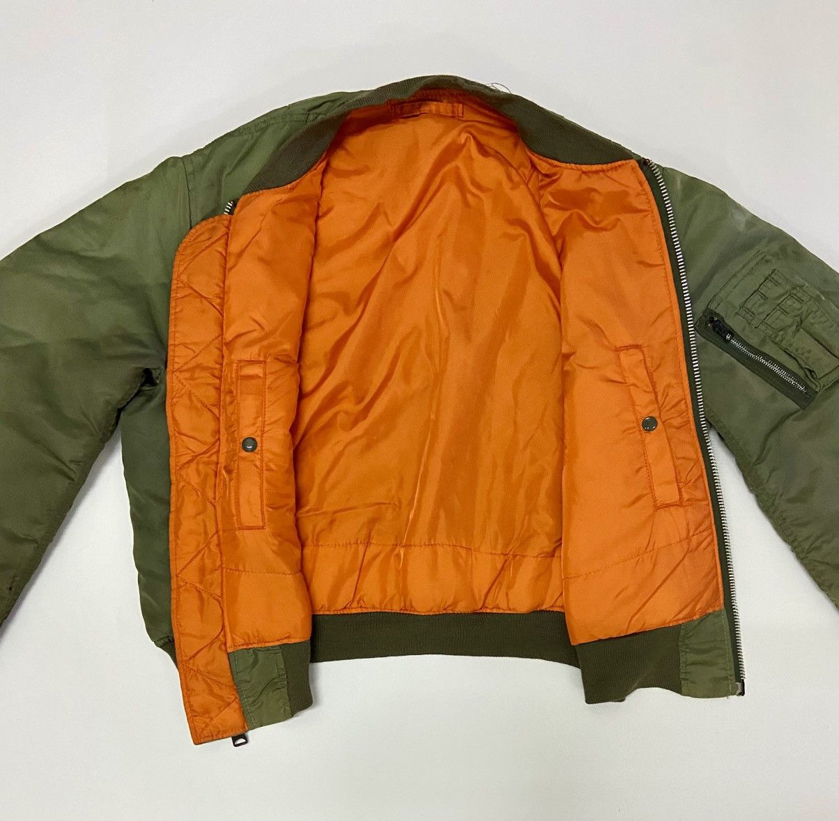 Alpha Industries × Vintage VINTAGE ALPHA INDUSTRIES MA 1 JACKET Size US L / EU 52-54 / 3 - 5 Thumbnail