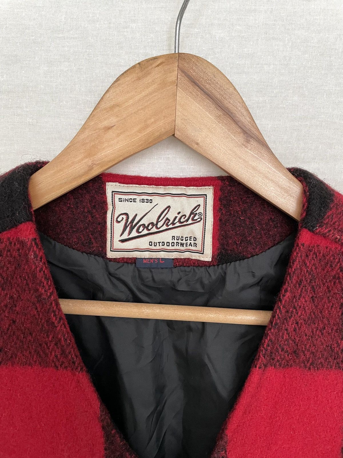 Woolrich Woolen Mills Vintage Woolrich Buffalo Plaid Wool Vest Rugged Outdoorwear Size US L / EU 52-54 / 3 - 3 Thumbnail