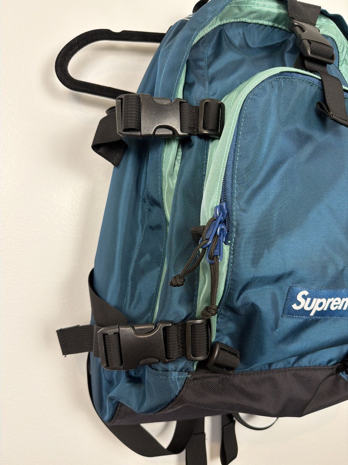 Supreme Supreme FW19 Cordura Backpack Dark Teal Size ONE SIZE - 3 Thumbnail