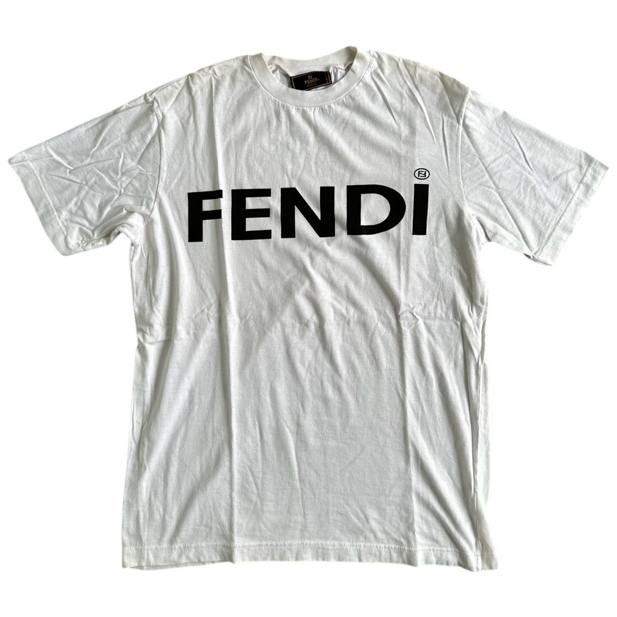 Fendi FENDI LOGO TEE SHIRT Size US M / EU 48-50 / 2 - 1 Thumbnail