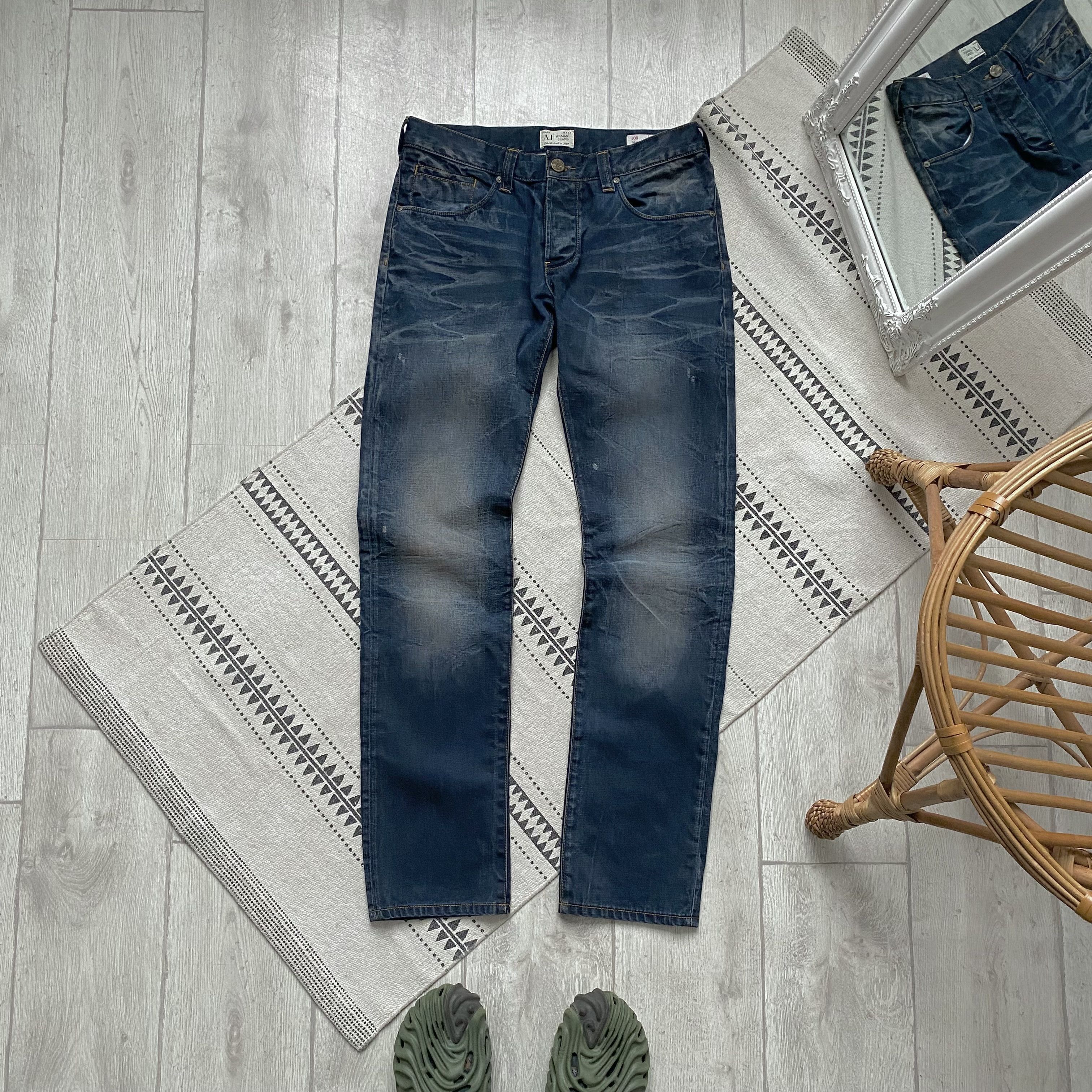 Armani 👖Vintage 00s Armani Jeans Y2K denim pants LGB IF6WAS9 Size US 31 - 2 Thumbnail