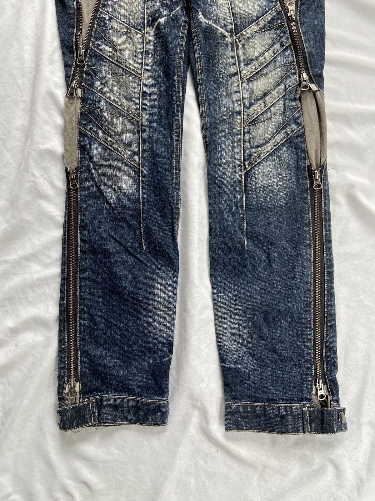 PPFM PPFM PUNK MULTI ZIPPER ARCHIVE DENIM PANTS Size US 31 - 4 Thumbnail