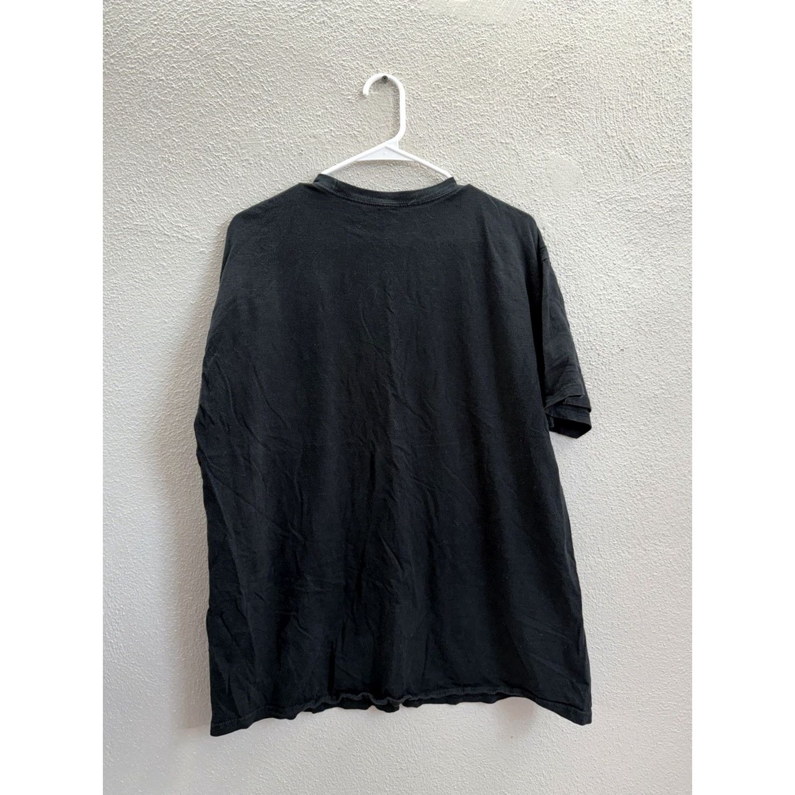 Vintage Artist Union T-Shirt XL Black Short Sleeve Skeleton Thumbs Up Unisex Adults Mens Womens Shirt Size US XL / EU 56 / 4 - 5 Thumbnail