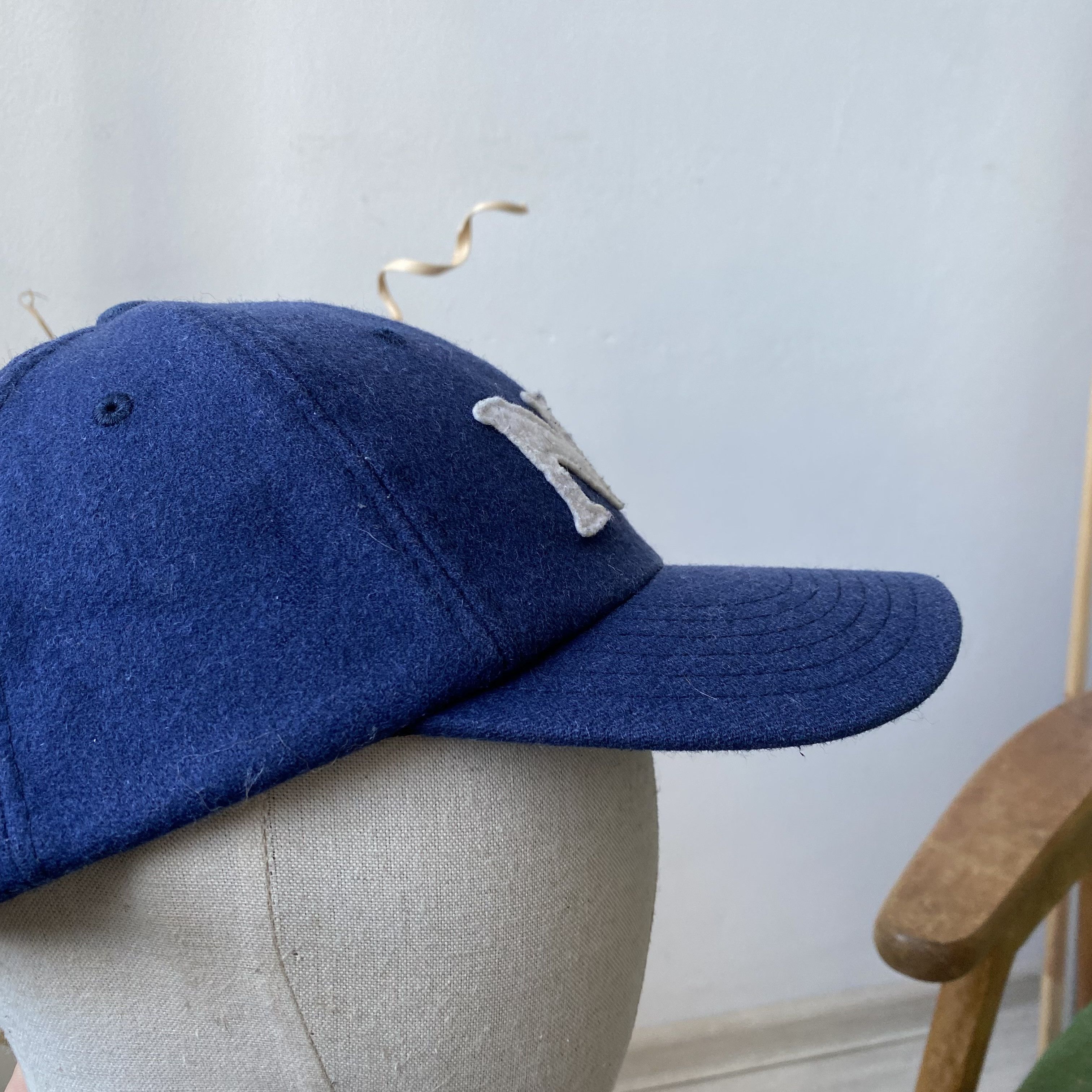 New York Yankees ⚾️ Bascom New York Yankees Cap 1936 logo Wool Baseball cap Size ONE SIZE - 5 Thumbnail