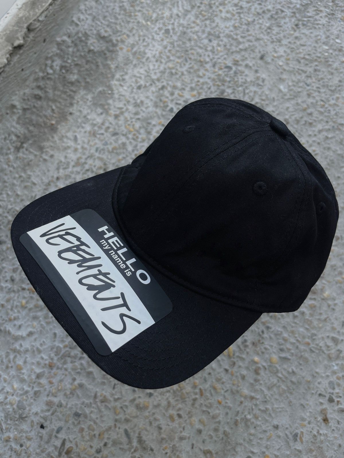 Vetements Black Out Hello My Name Is Size ONE SIZE - 1 Thumbnail