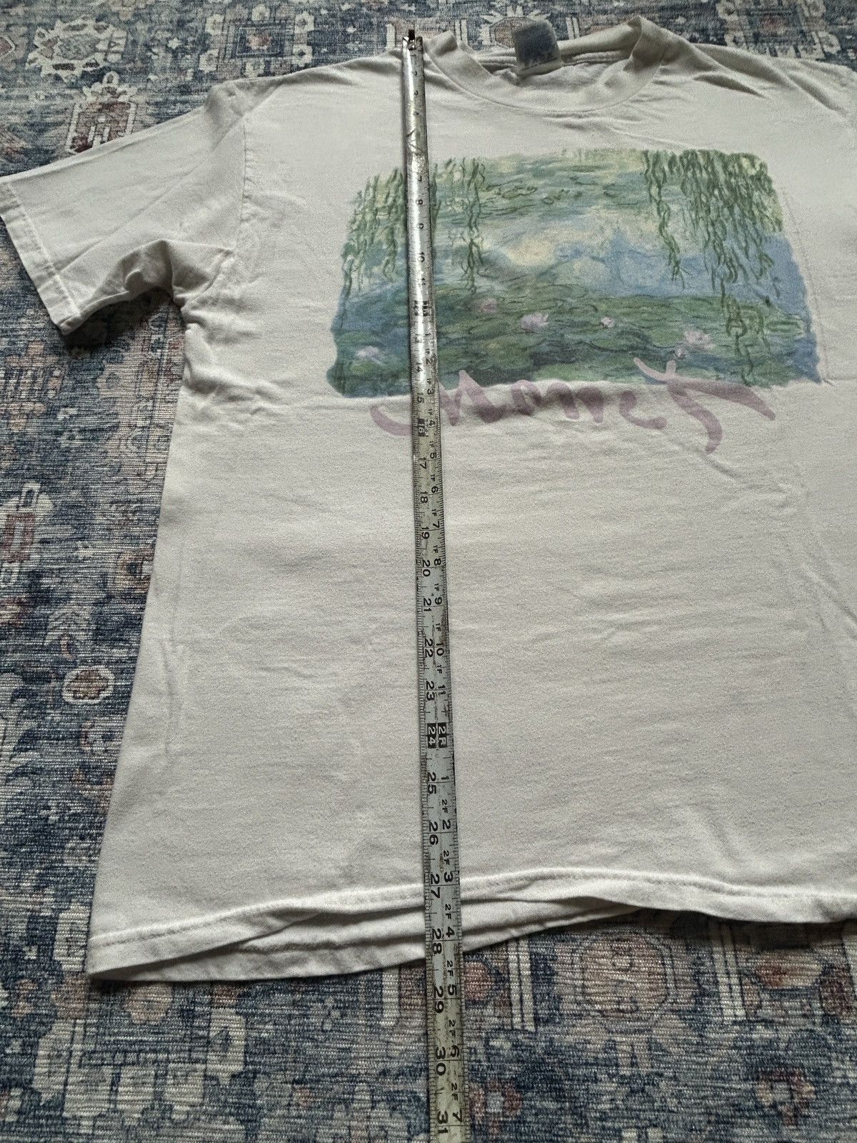 Vintage Vintage 90s Monet Water Lillies Graphic Tee Size US L / EU 52-54 / 3 - 10 Thumbnail