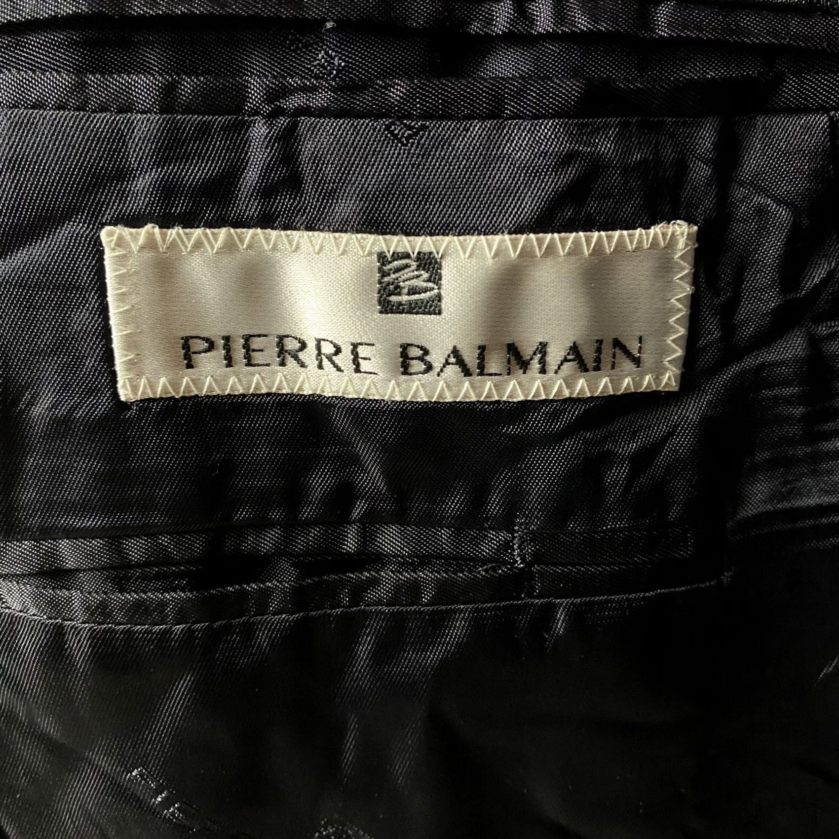 Pierre Balmain Pierre Balmain Jacket Mens 46 Black Men Blazer Two Button Tailored Formal Size Size 46R - 5 Thumbnail