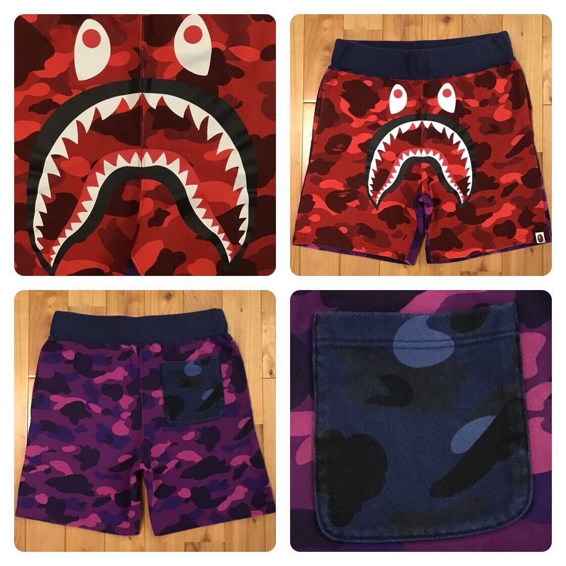 Bape BAPE Crazy camo shark shorts a bathing ape ★size M Size US 32 / EU 48 - 1 Thumbnail
