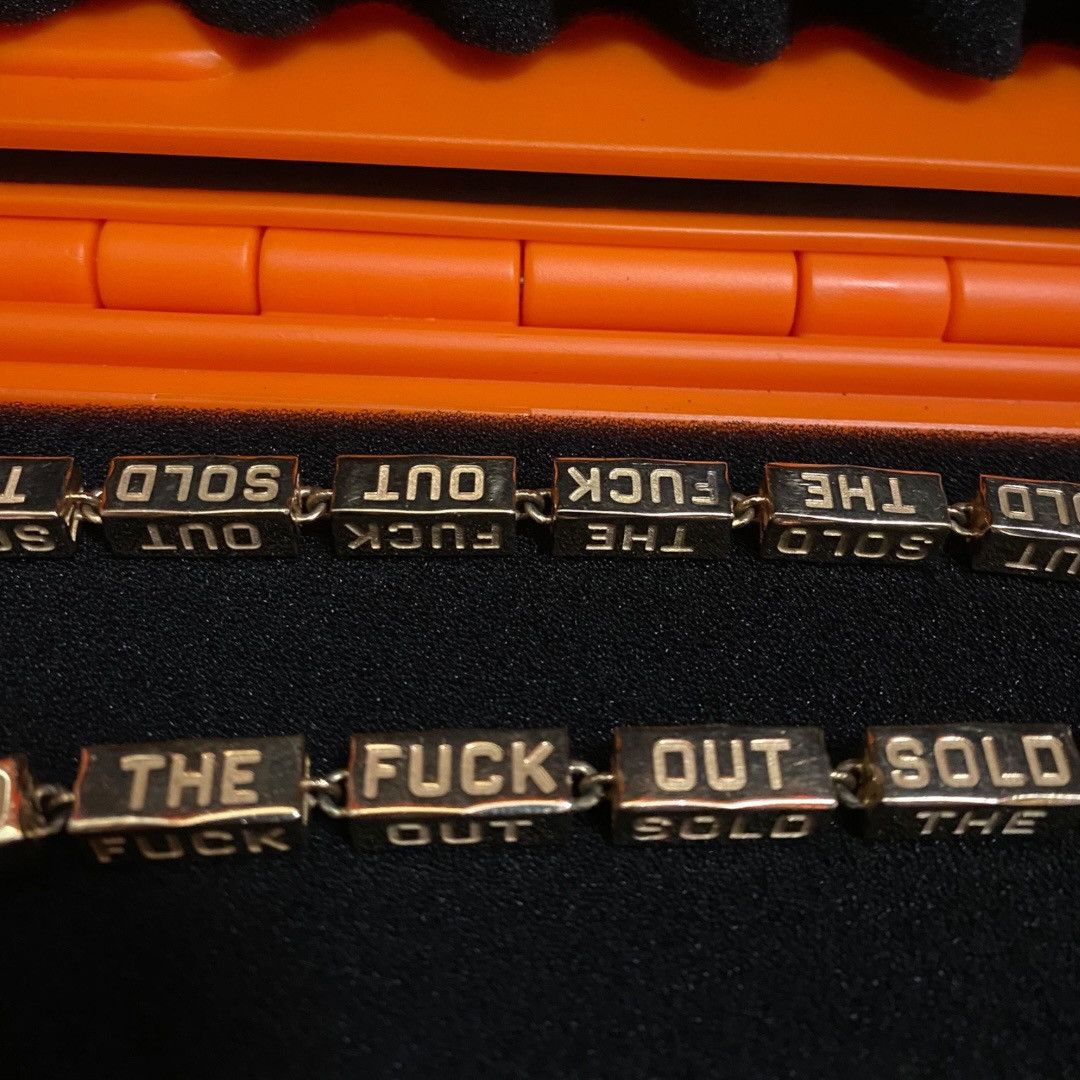 Vlone Vlone STFO Solid 14K Gold Necklace Size ONE SIZE - 2 Thumbnail