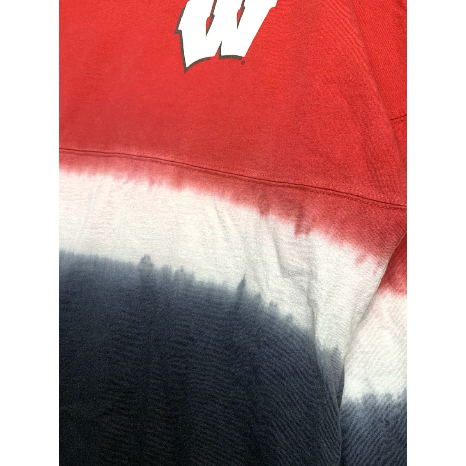 ESPIRIT VINTAGE Spirit Wisconsin Badgers Spirit Jersey Mens S Red White Blue Tie Dye 90s Y2K AOP Shirt Mens Size US S / EU 44-46 / 1 - 6 Thumbnail