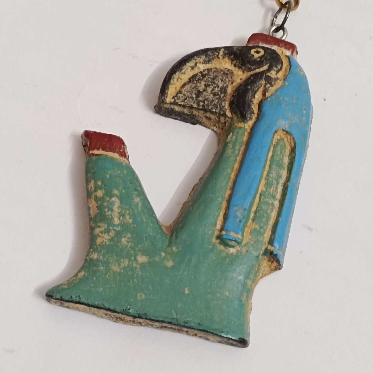 Vintage Handcrafted Egyptian pendant, ancient Thoth design, unique Size ONE SIZE - 9 Thumbnail