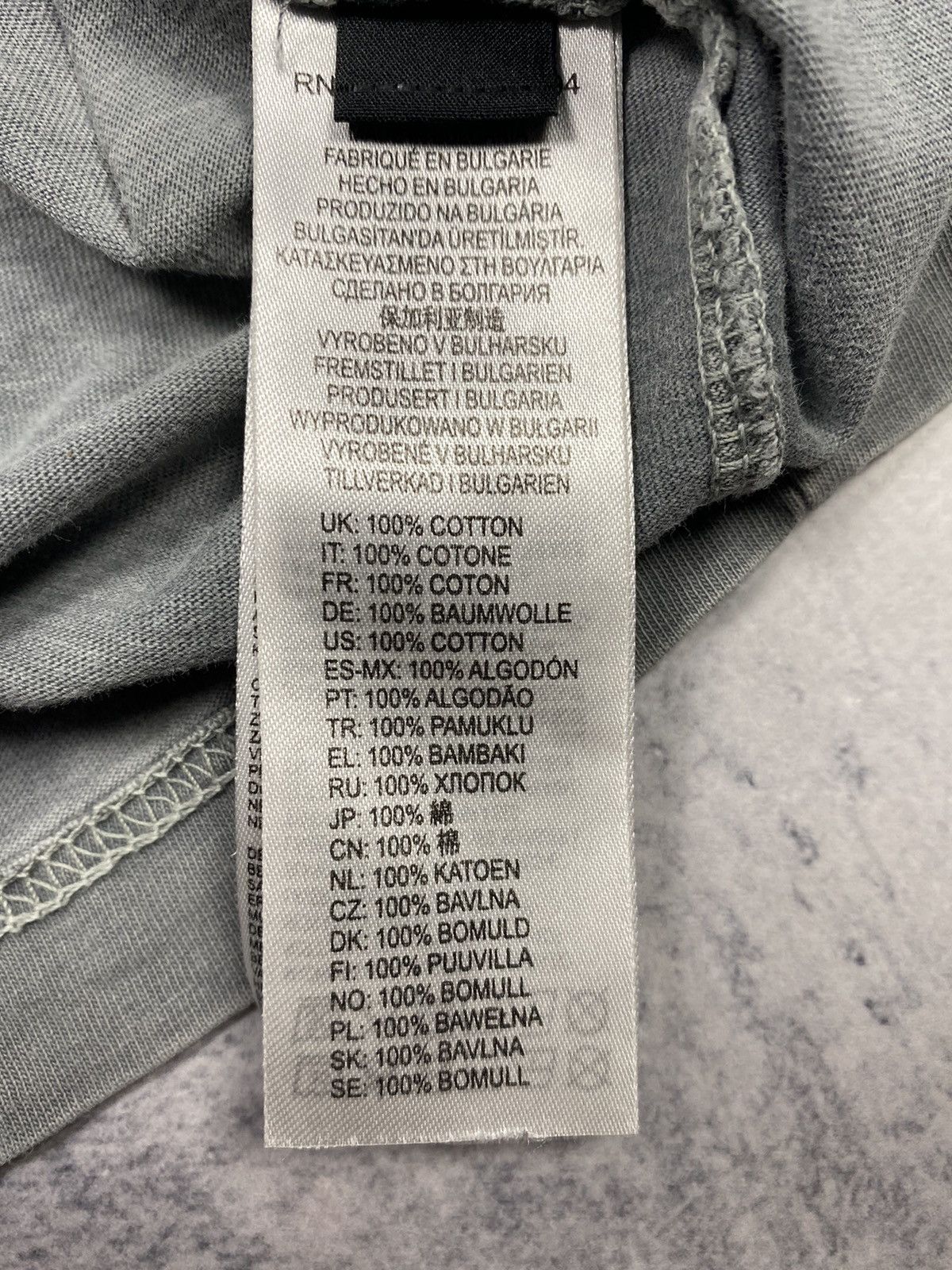 Diesel Diesel Industry Faded Gray Big Logo Avant-garde T Shirt Size US L / EU 52-54 / 3 - 13 Thumbnail