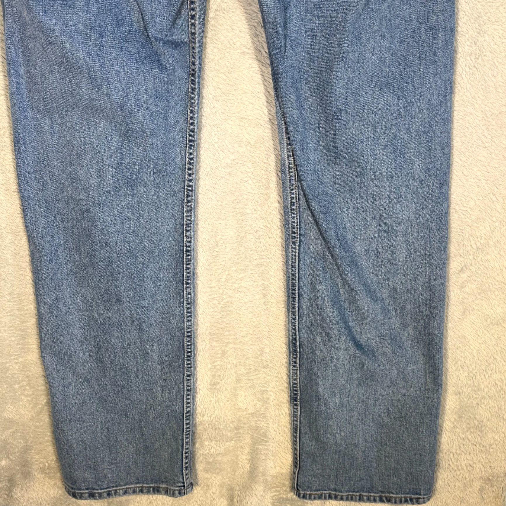Levi's Levi’s 505 Jeans Men’s 38x34 Blue Denim Stretch Mid-Rise Straight Leg Vintage No Size US 38 / EU 54 - 5 Thumbnail