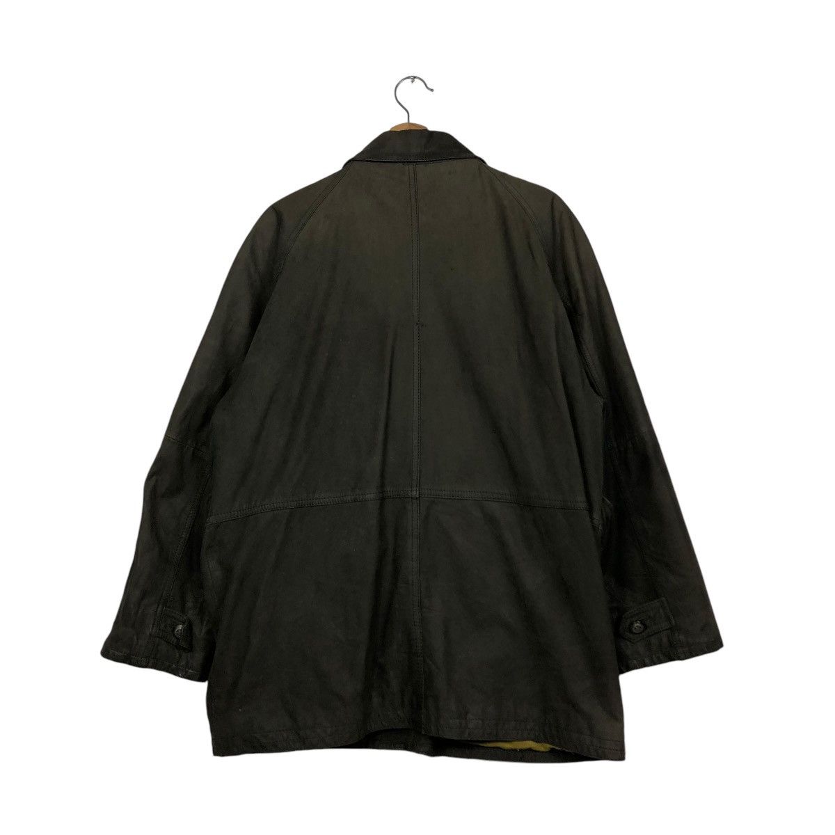 Japanese Brand VINTAGE LEATHER JACKET COWHIDE ALL THE WAY BLANKET BIG LOGO Size US M / EU 48-50 / 2 - 10 Thumbnail