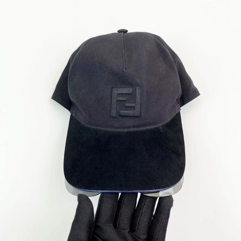 Fendi Fendi Black double F sunglasses baseball cap Size ONE SIZE - 4 Thumbnail
