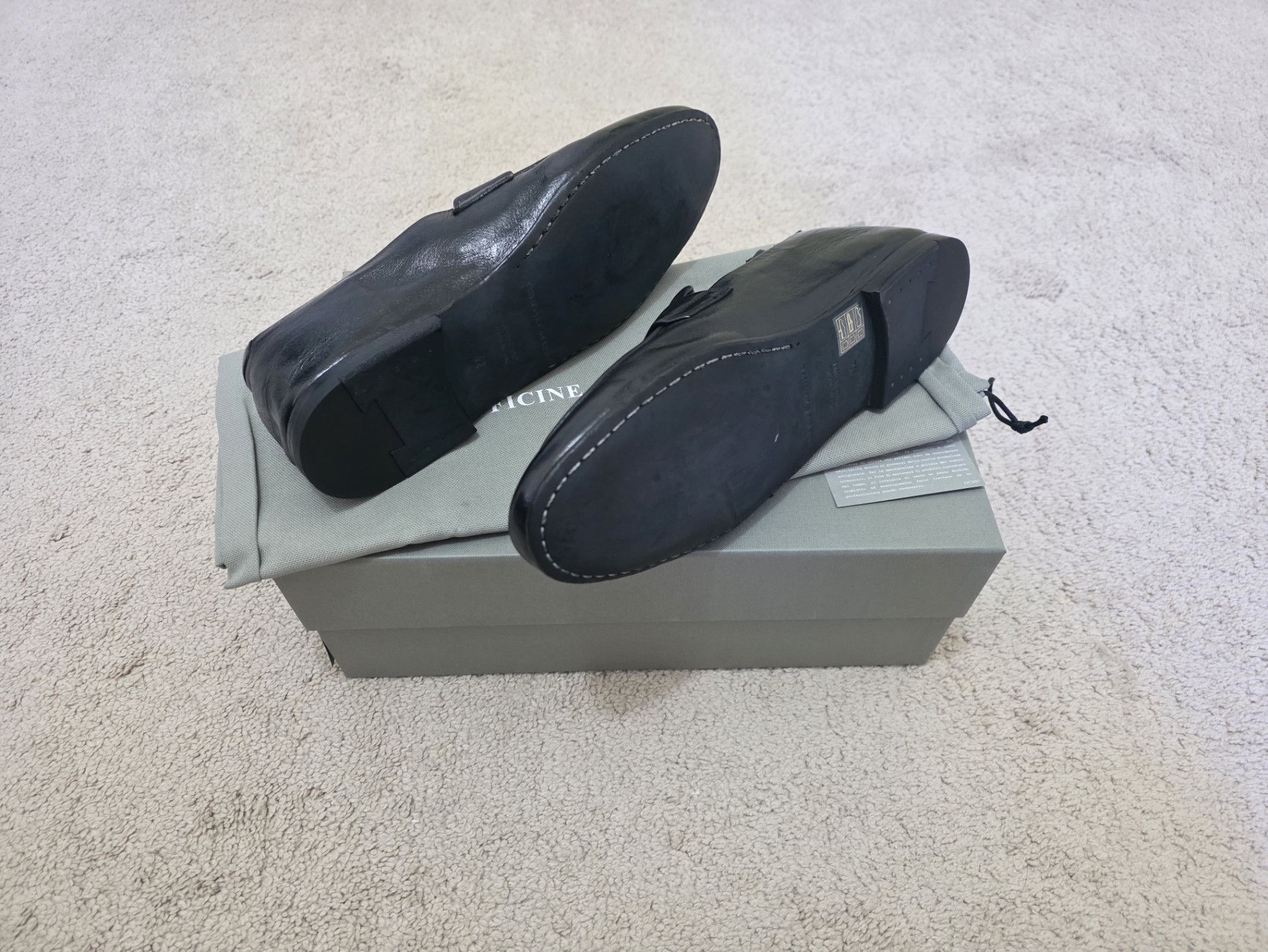 Officine Creative Officine Creative Airto DD Brown Leather Penny Loafers Size US 9 / EU 42 - 6 Thumbnail