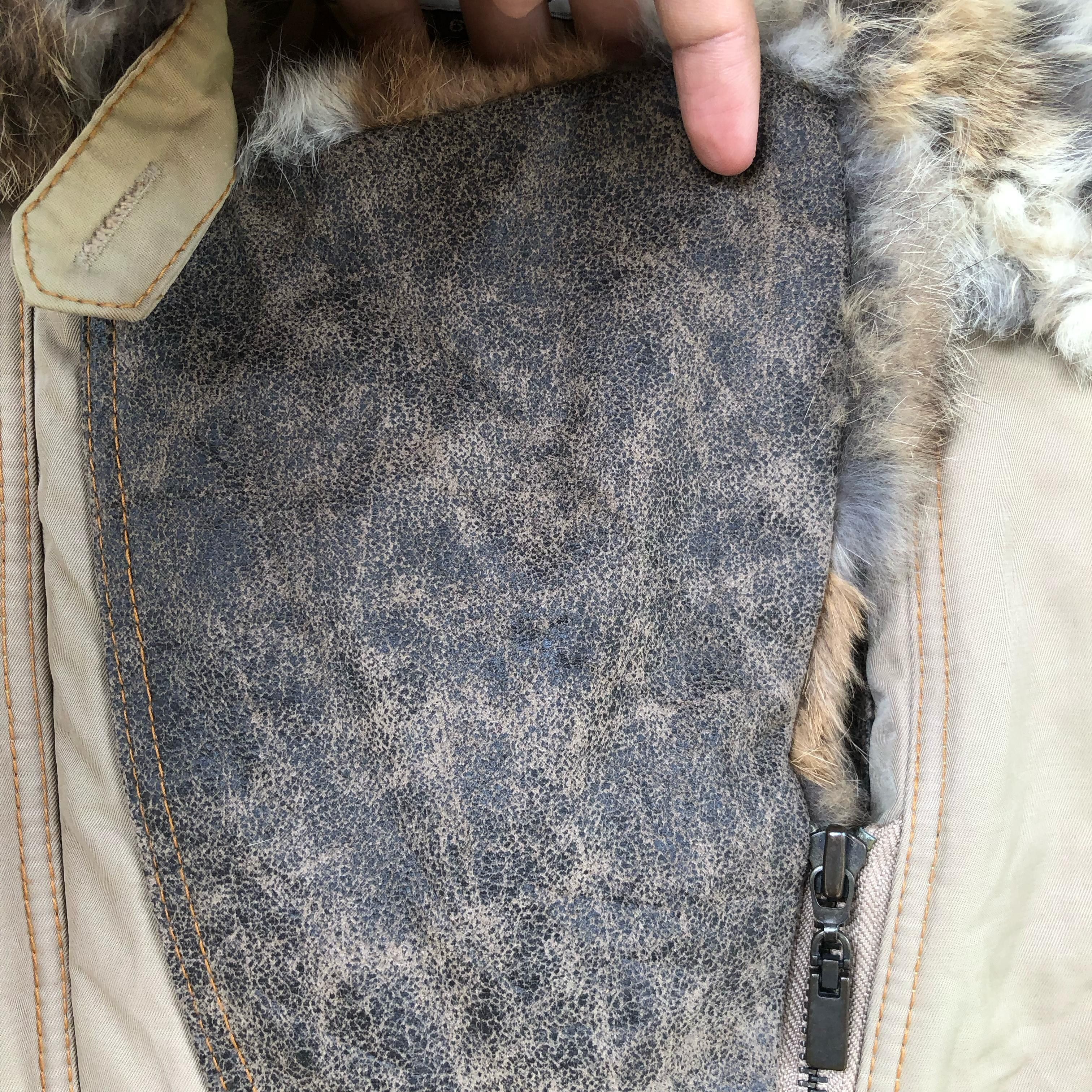 Dirk Bikkembergs Dirk Bikkembergs Faded Cowhide Lether Fur Jacket Size M / US 6-8 / IT 42-44 - 4 Thumbnail