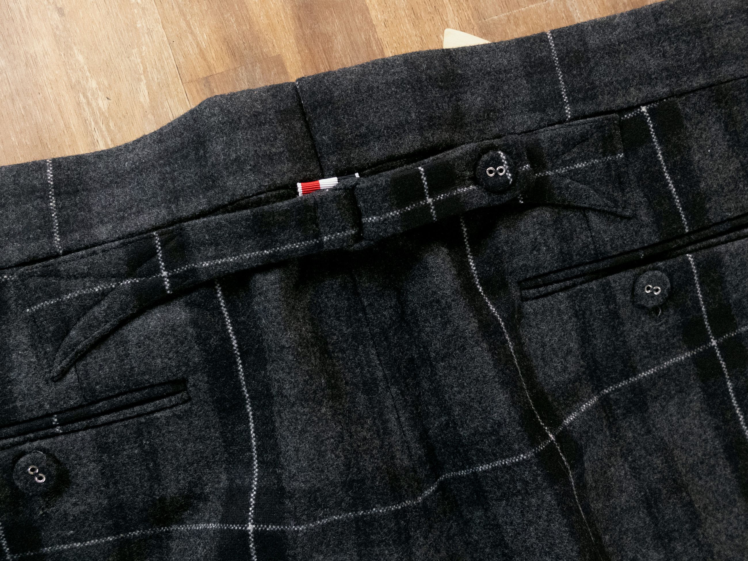 Thom Browne THOM BROWNE gray tartan wool cashmere pants Size 4 Size US 36 / EU 52 - 8 Thumbnail