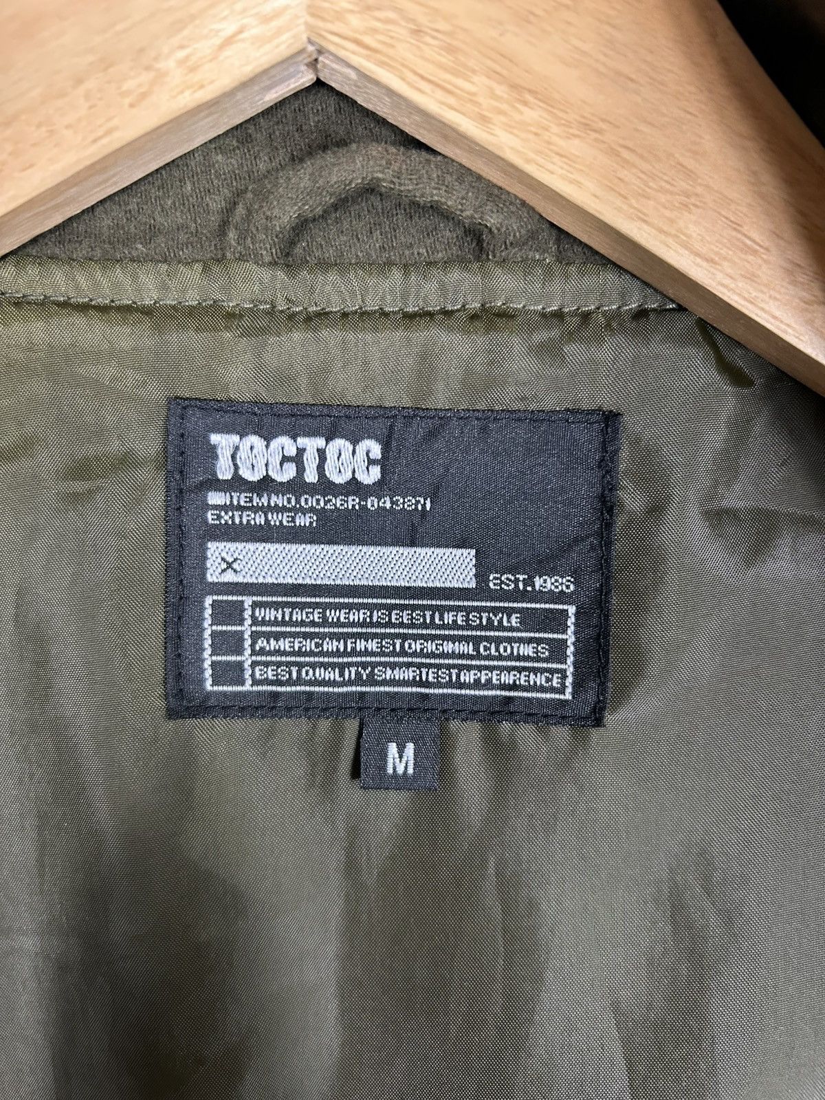 Japanese Brand 🔥TocToc Workwear Military Zipper Jacket Size US M / EU 48-50 / 2 - 12 Thumbnail