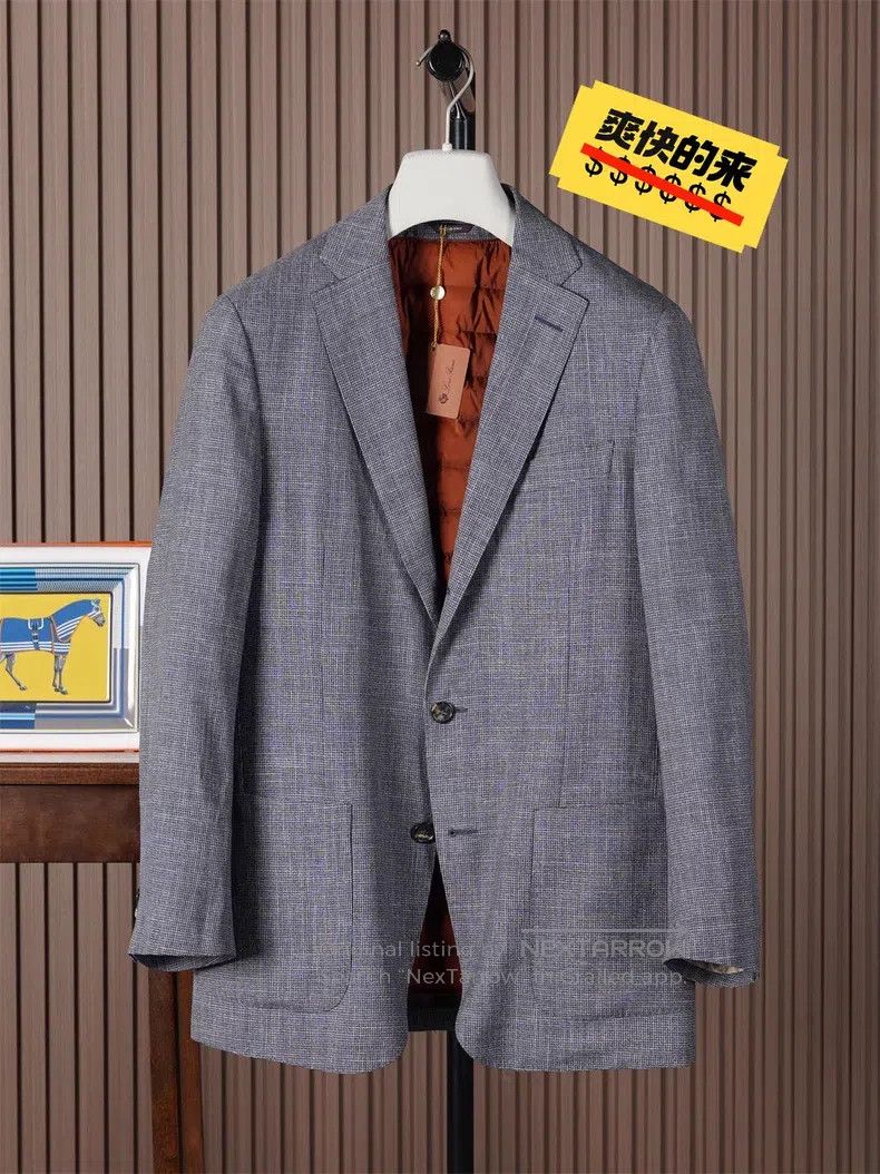 Loro Piana Loro Piana Detachable Down Lining Single Breasted Jacket w Size 48L - 1 Thumbnail